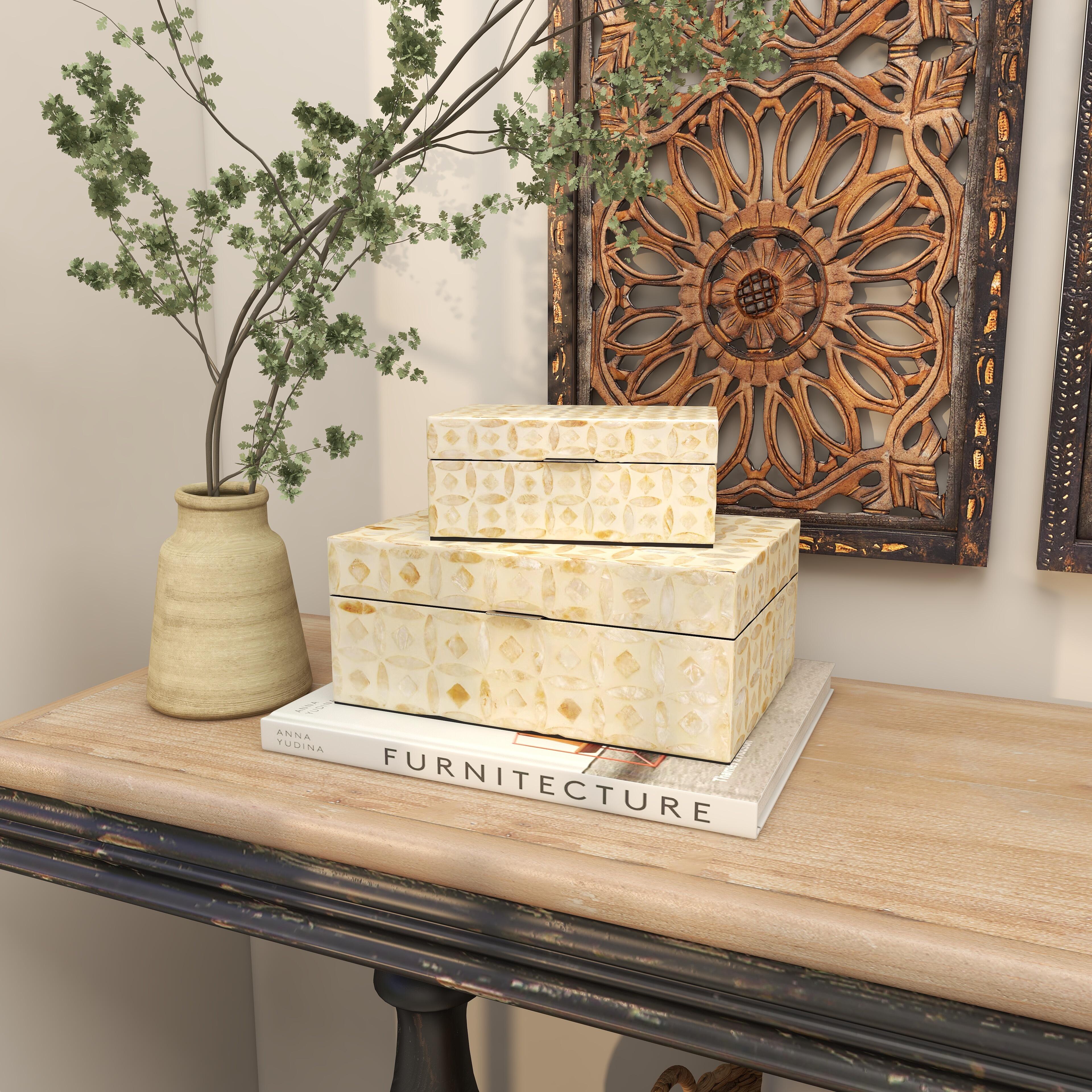 Bayberry Lane Storage Decorative Box (Set Of 2), , large