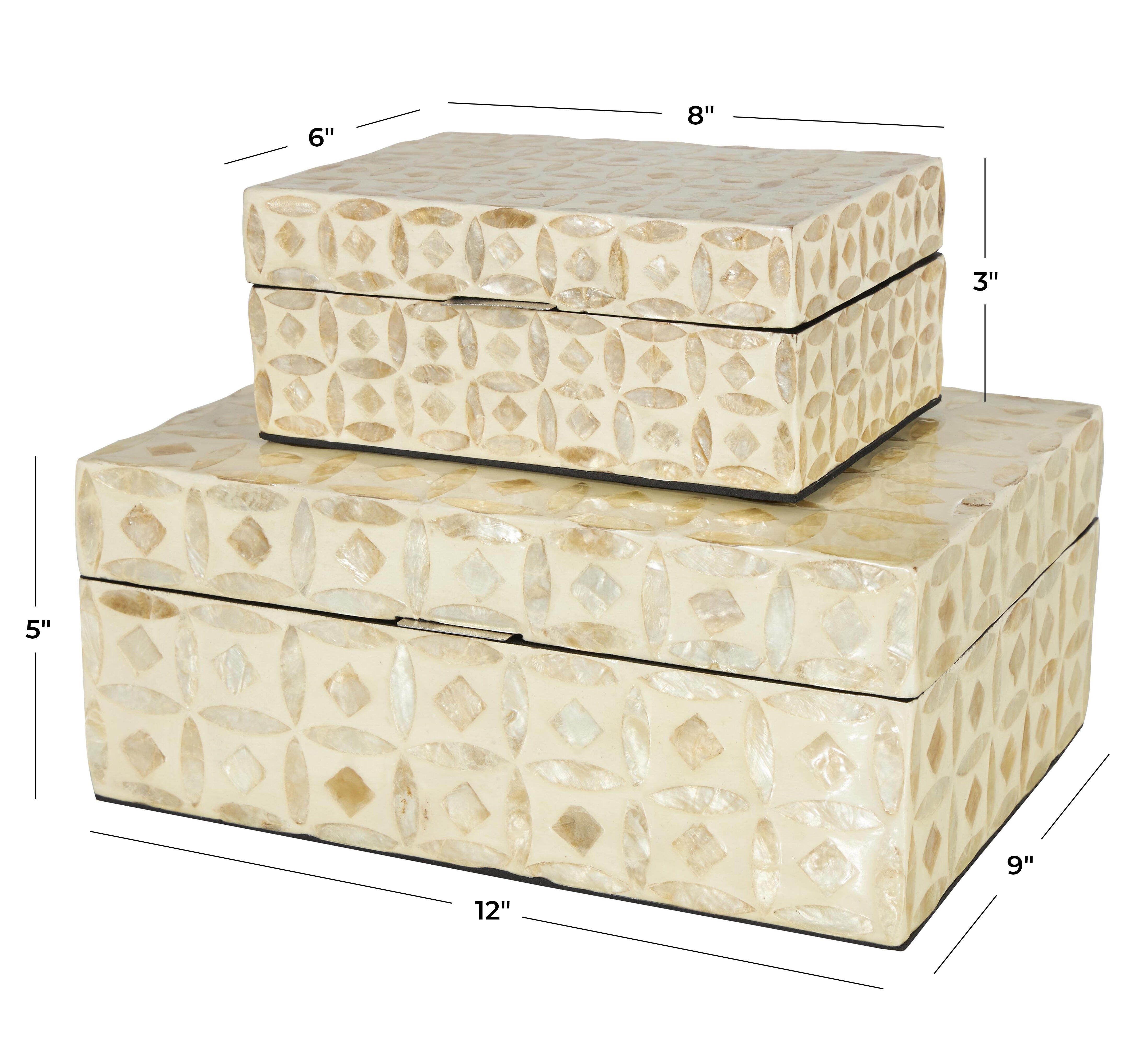 Bayberry Lane Storage Decorative Box (Set Of 2), , large
