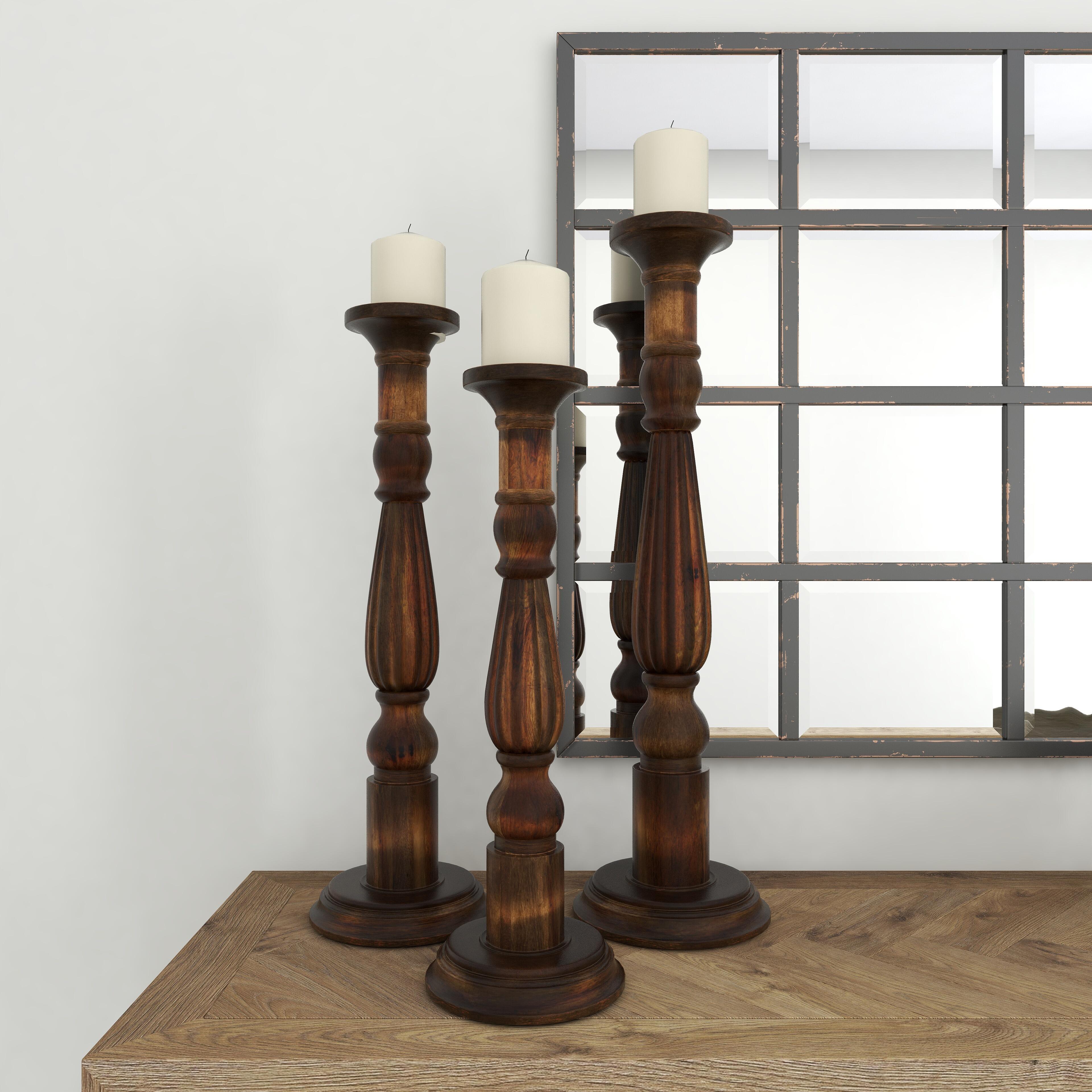 Bayberry Lane Tall Decorative Candle Holder (Set Of 3), , large