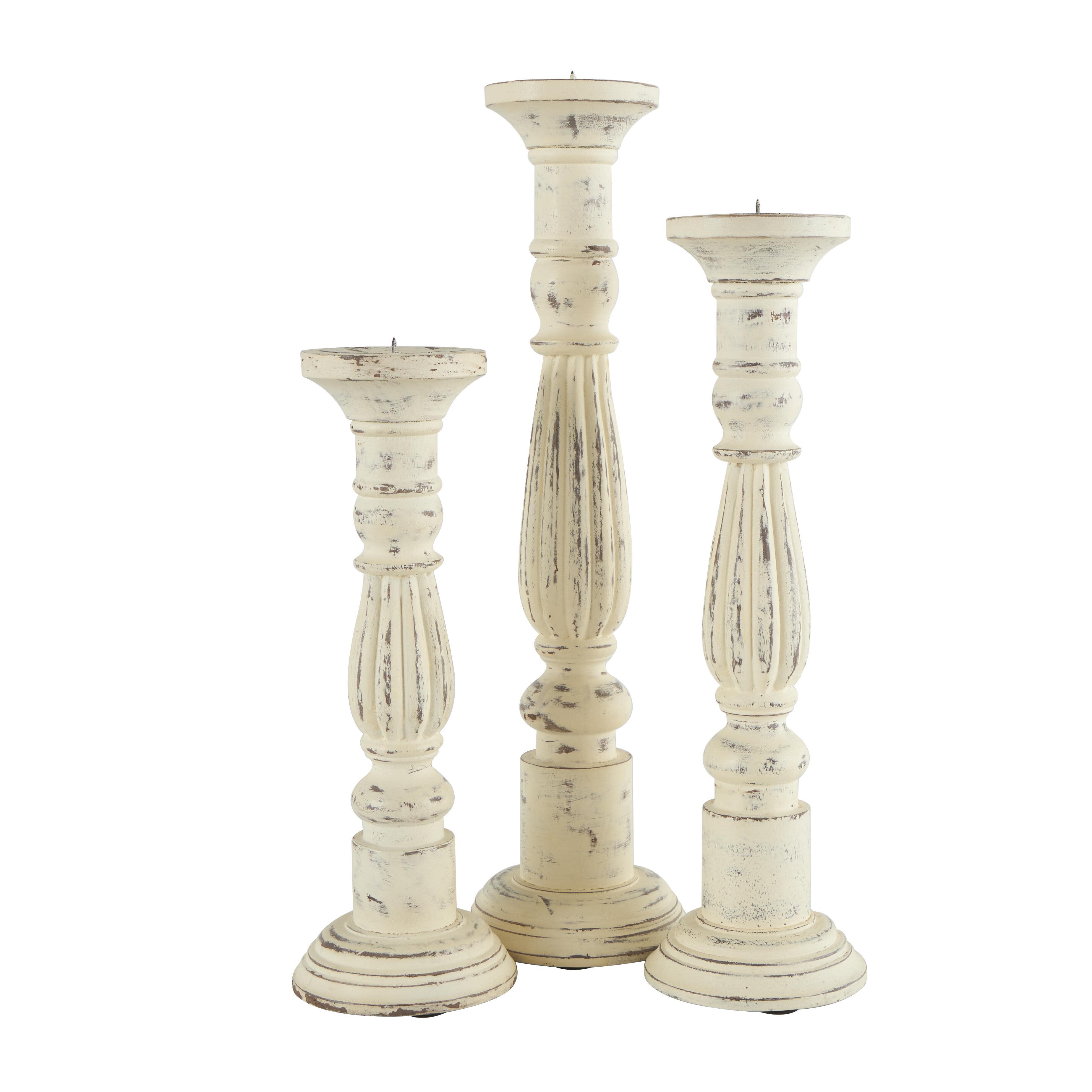 Bayberry Lane Turned Decorative Candle Holder (Set Of 3), , large