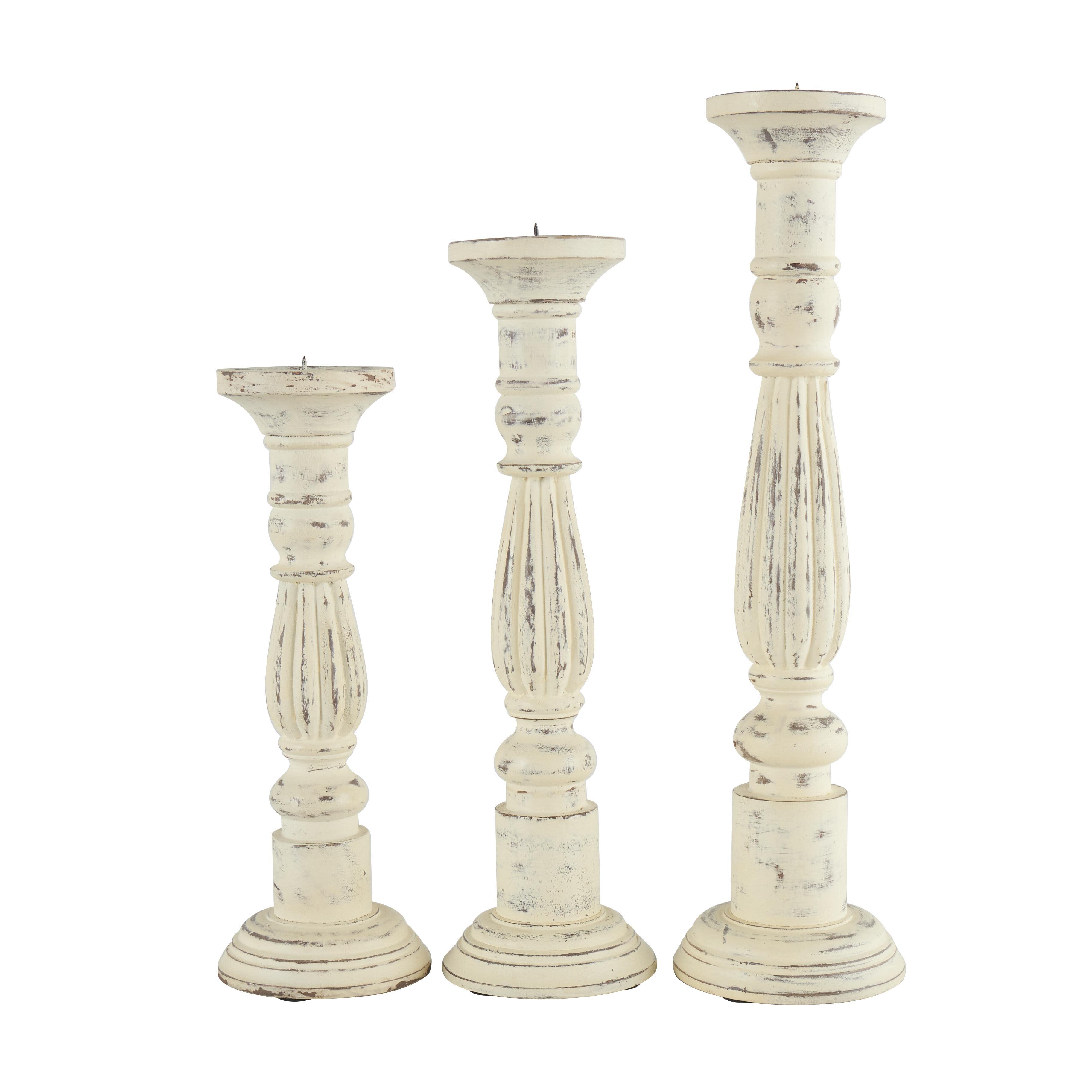 Bayberry Lane Turned Decorative Candle Holder (Set Of 3), , large