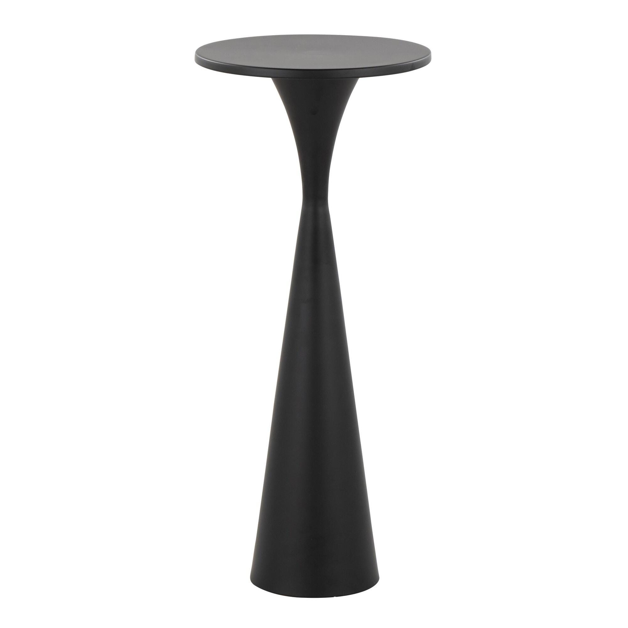 LumiSource Gemma Side Table, Black, large