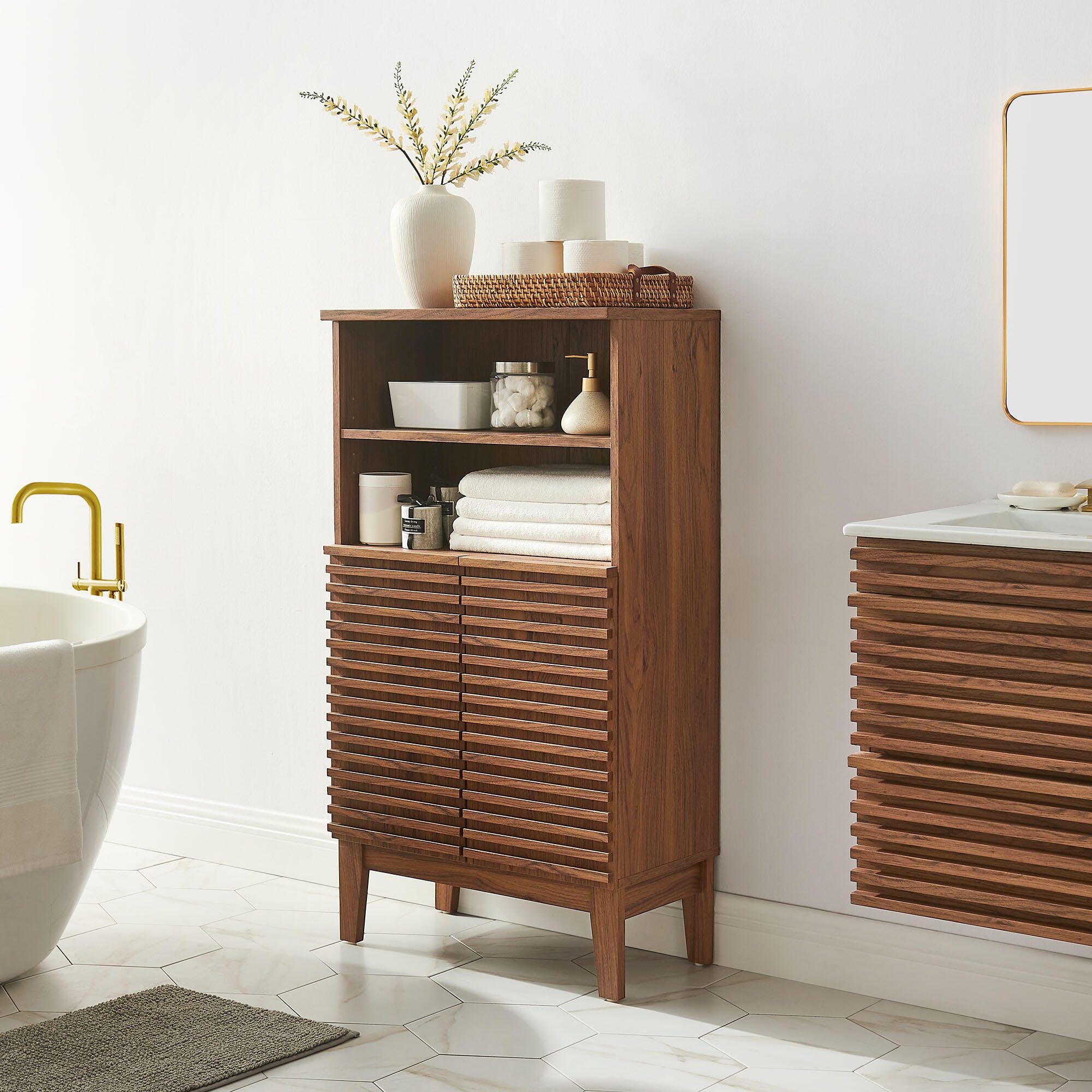Modway Render Linen Storage Cabinet, , rollover