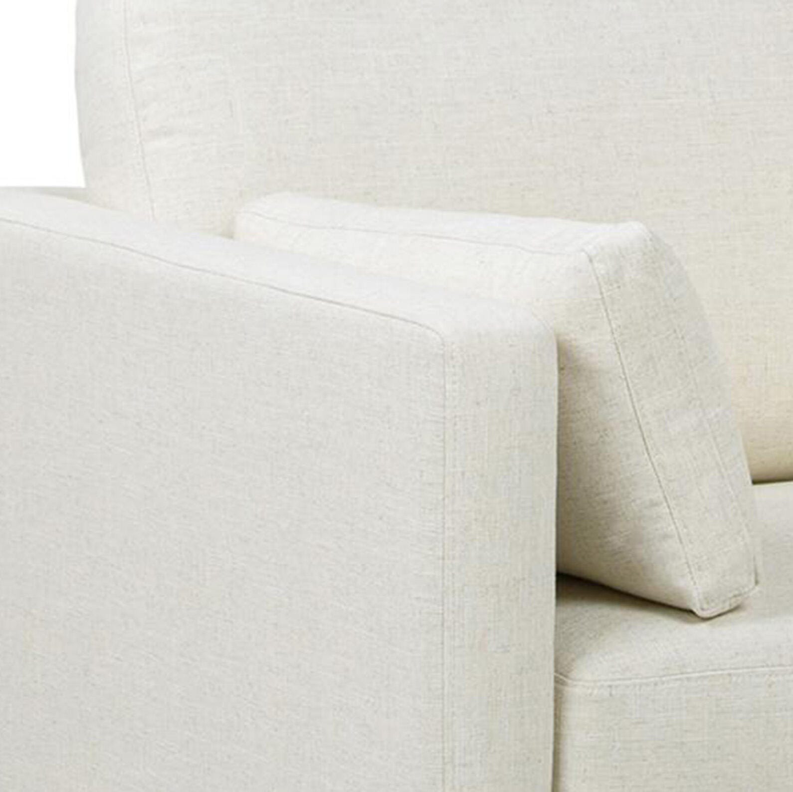 Jennifer Taylor Home Knox Accent Chair, Flax White, large