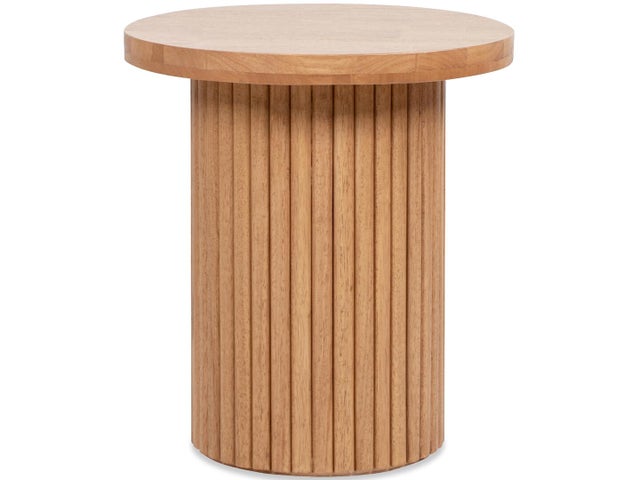 Jennifer Taylor Home Kenzie Accent Side Table, Light Natural Brown