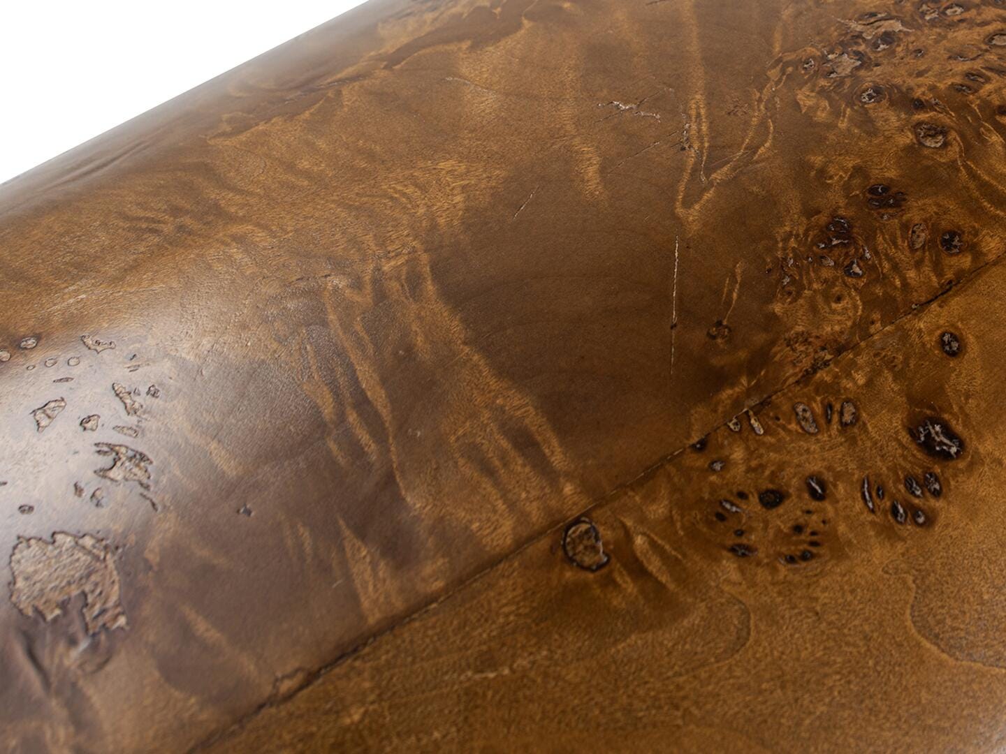 Jennifer Taylor Home Nebula Accent Pillar Side Table, Medium Brown Walnut, large