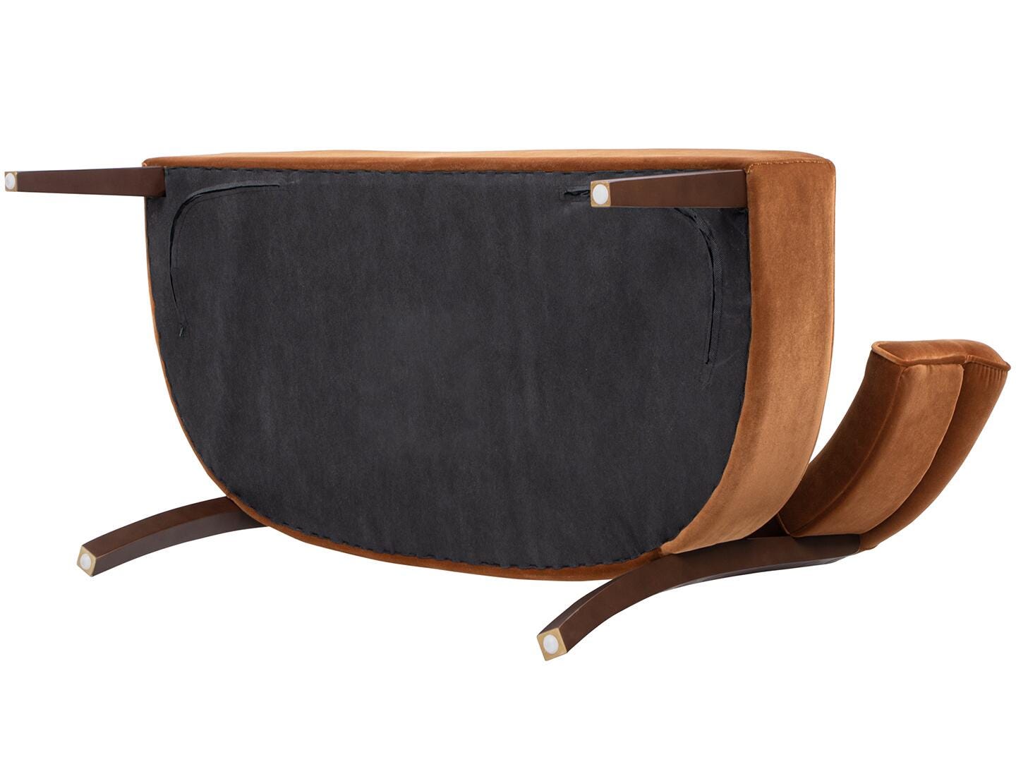 Jennifer Taylor Home Jared Bench, Burnt Orange, large