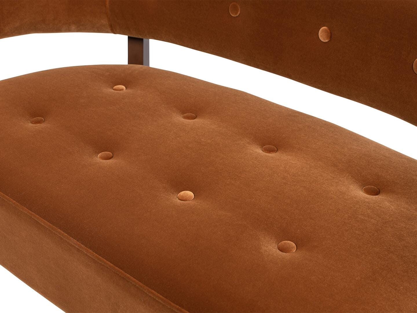 Jennifer Taylor Home Jared Bench, Burnt Orange, large