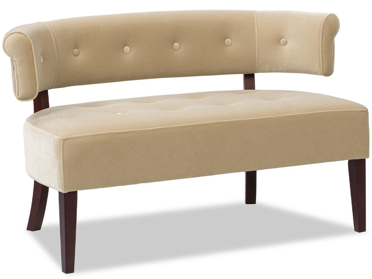 Jennifer Taylor Home Jared Bench, Fawn Brown, large