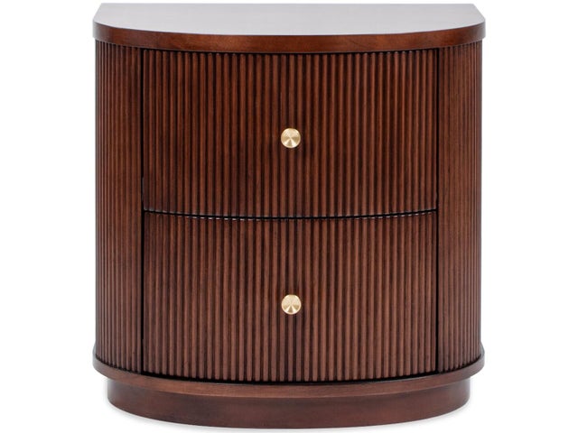 Jennifer Taylor Home Valentine Accent Side Table, Dark Walnut