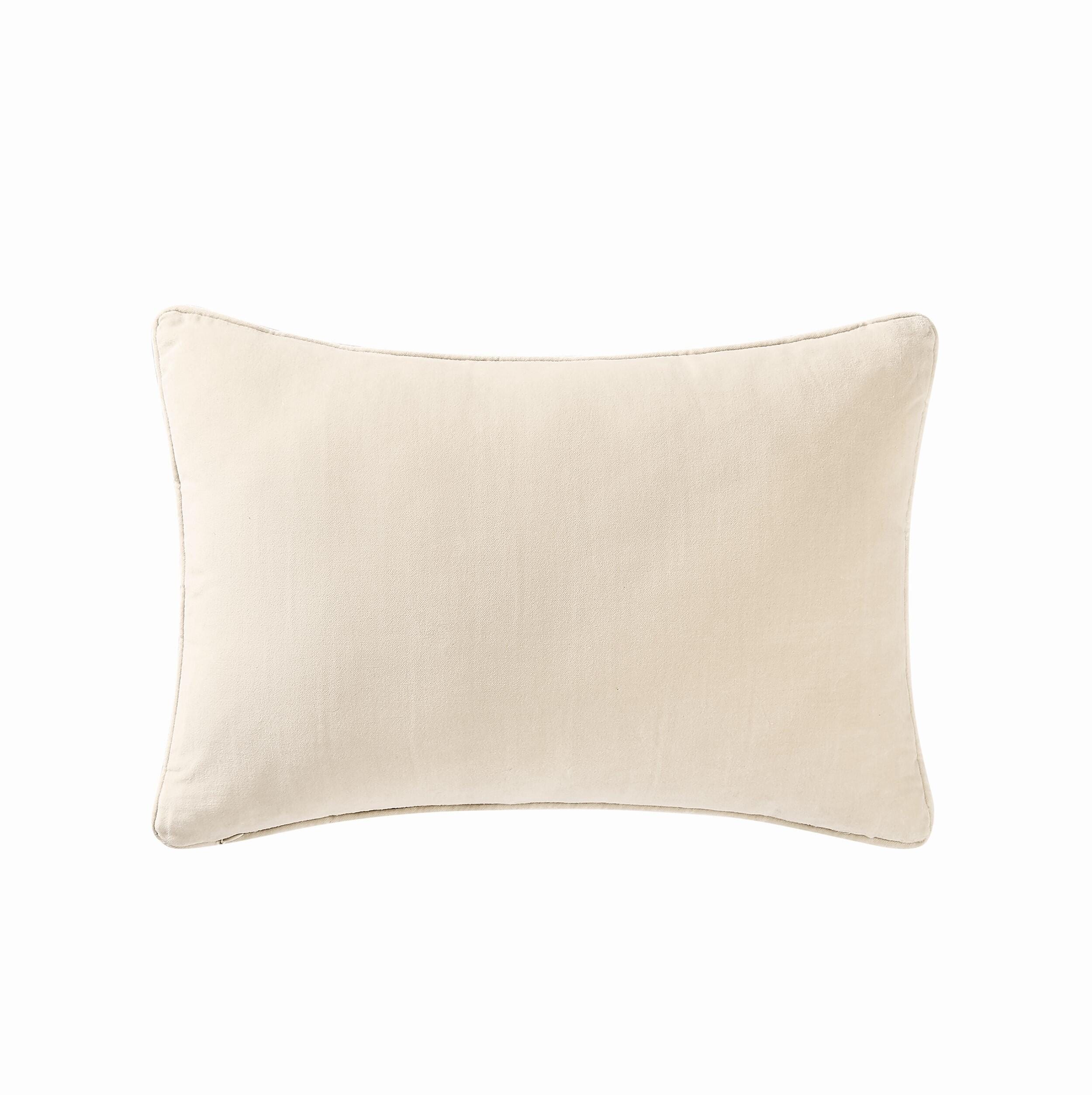 Brooklyn Loom Decorative Pillow, Off White, large
