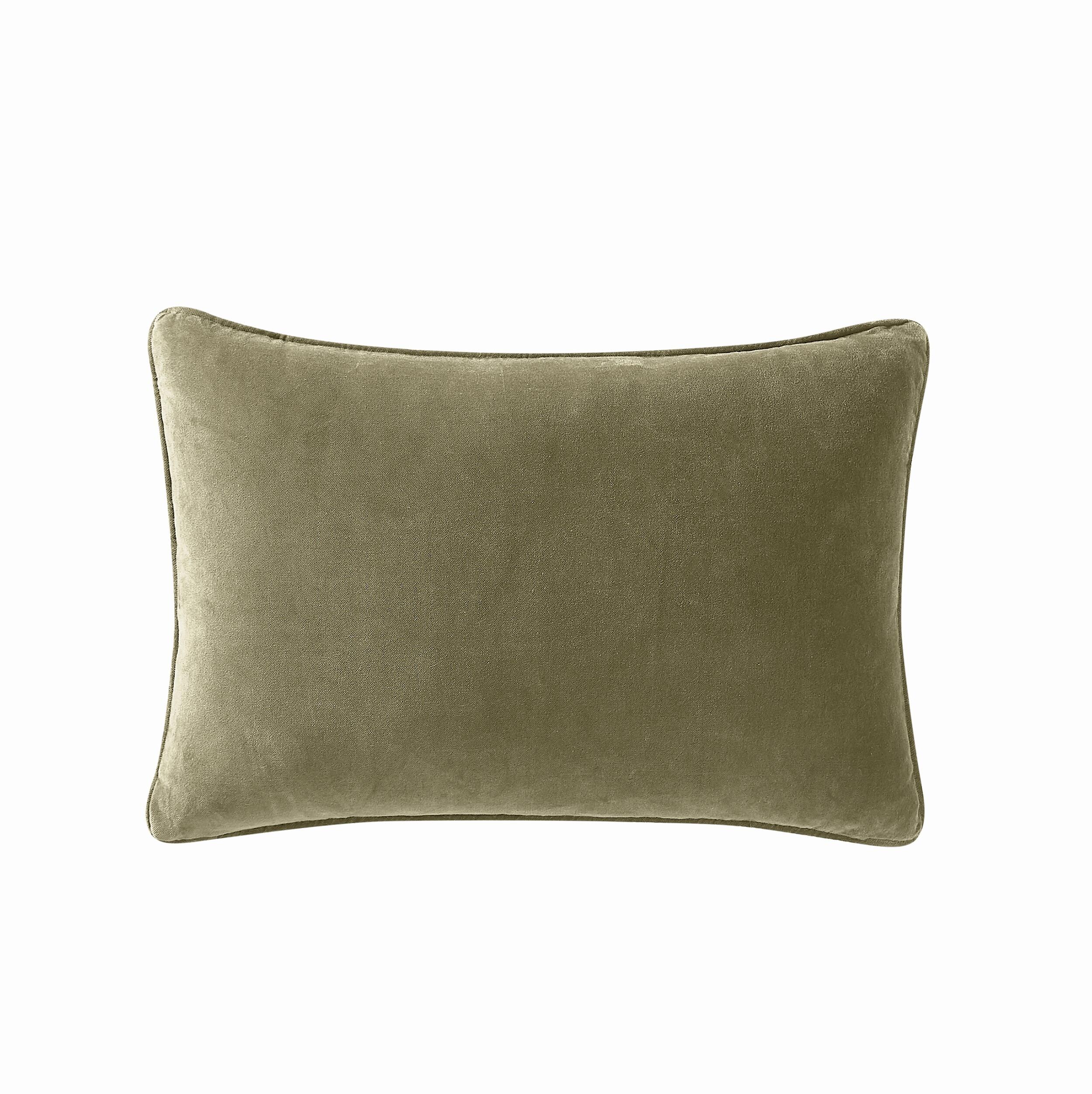 Brooklyn Loom Decorative Pillow, Green, large