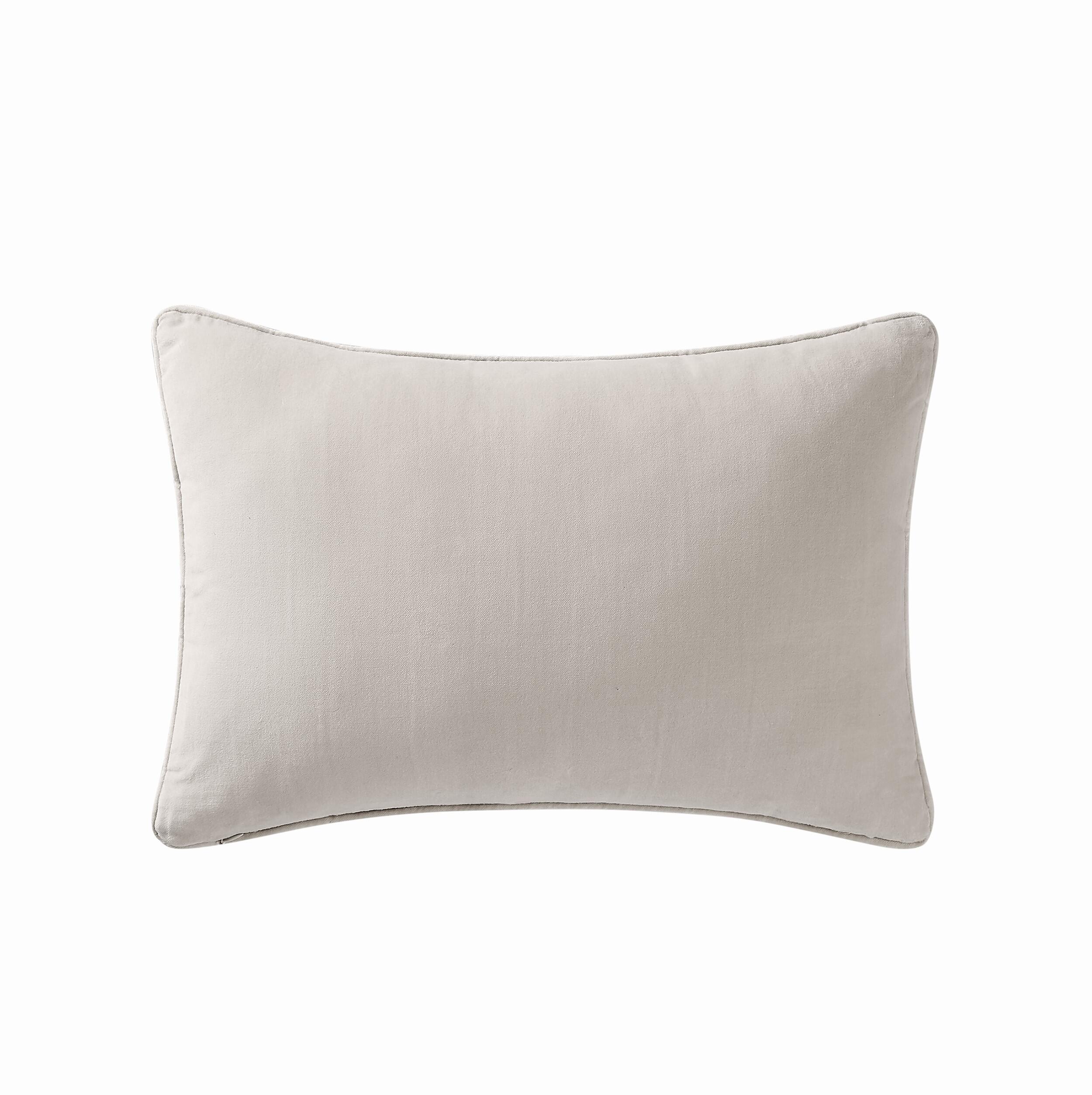Brooklyn Loom Decorative Pillow, Gray, large