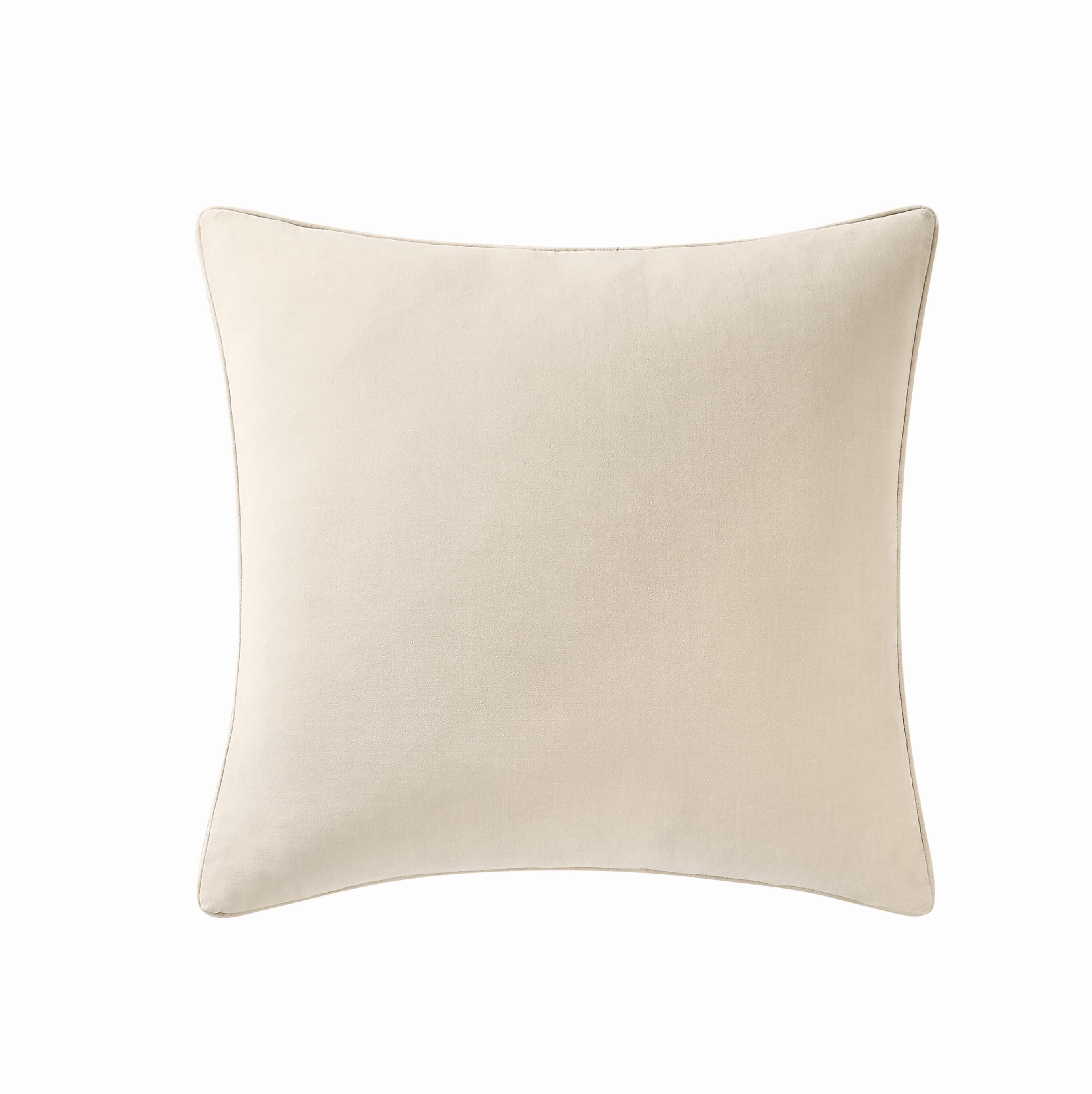 Brooklyn Loom Solid Decorative Pillow, Off White, large