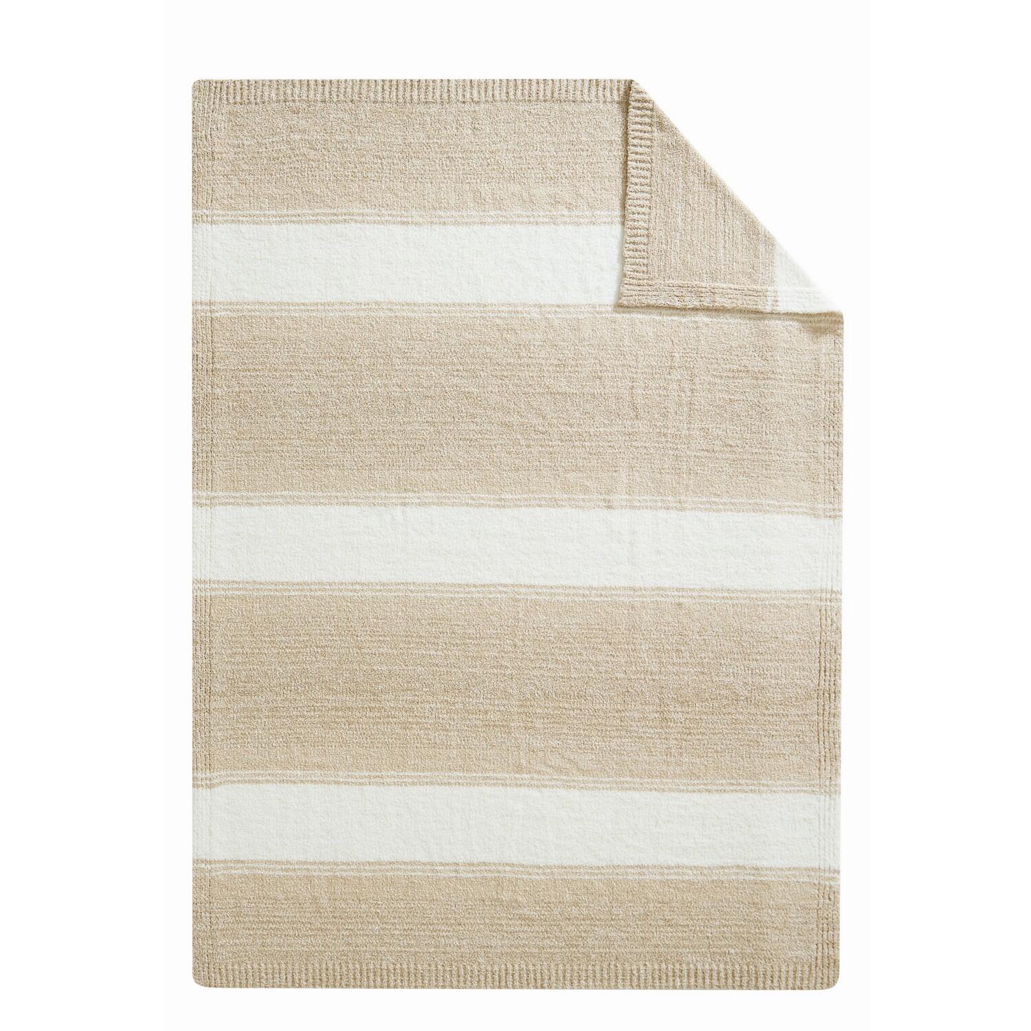 Brooklyn Loom Ombre Throw Blanket, Beige, large