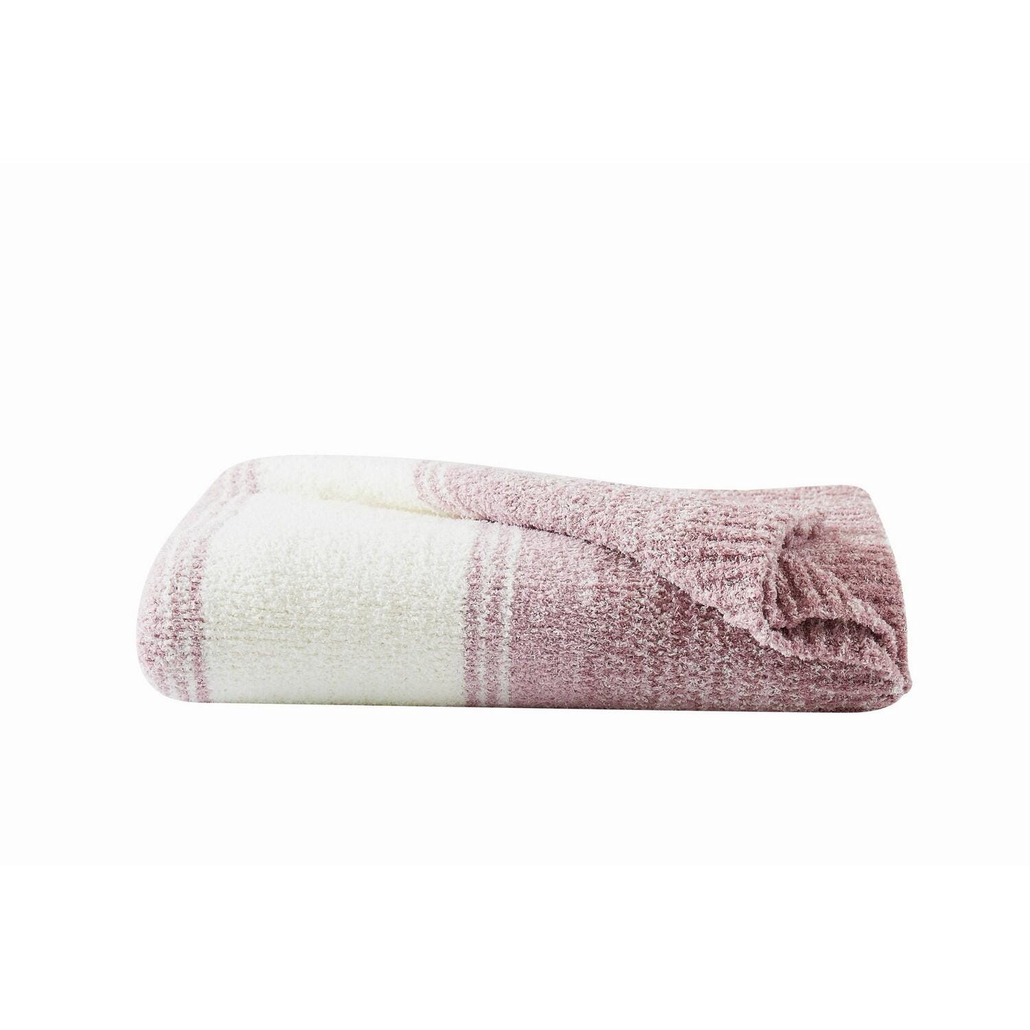 Brooklyn Loom Ombre Throw Blanket, Pink, large