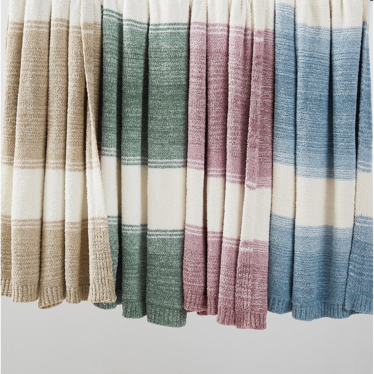 Brooklyn Loom Ombre Throw Blanket, Pink, large
