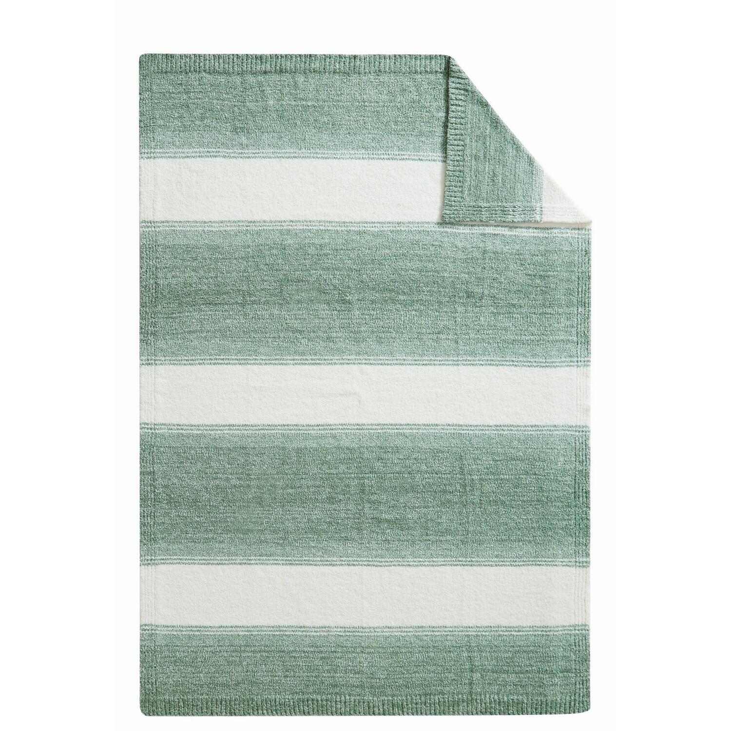 Brooklyn Loom Ombre Throw Blanket, Green, large