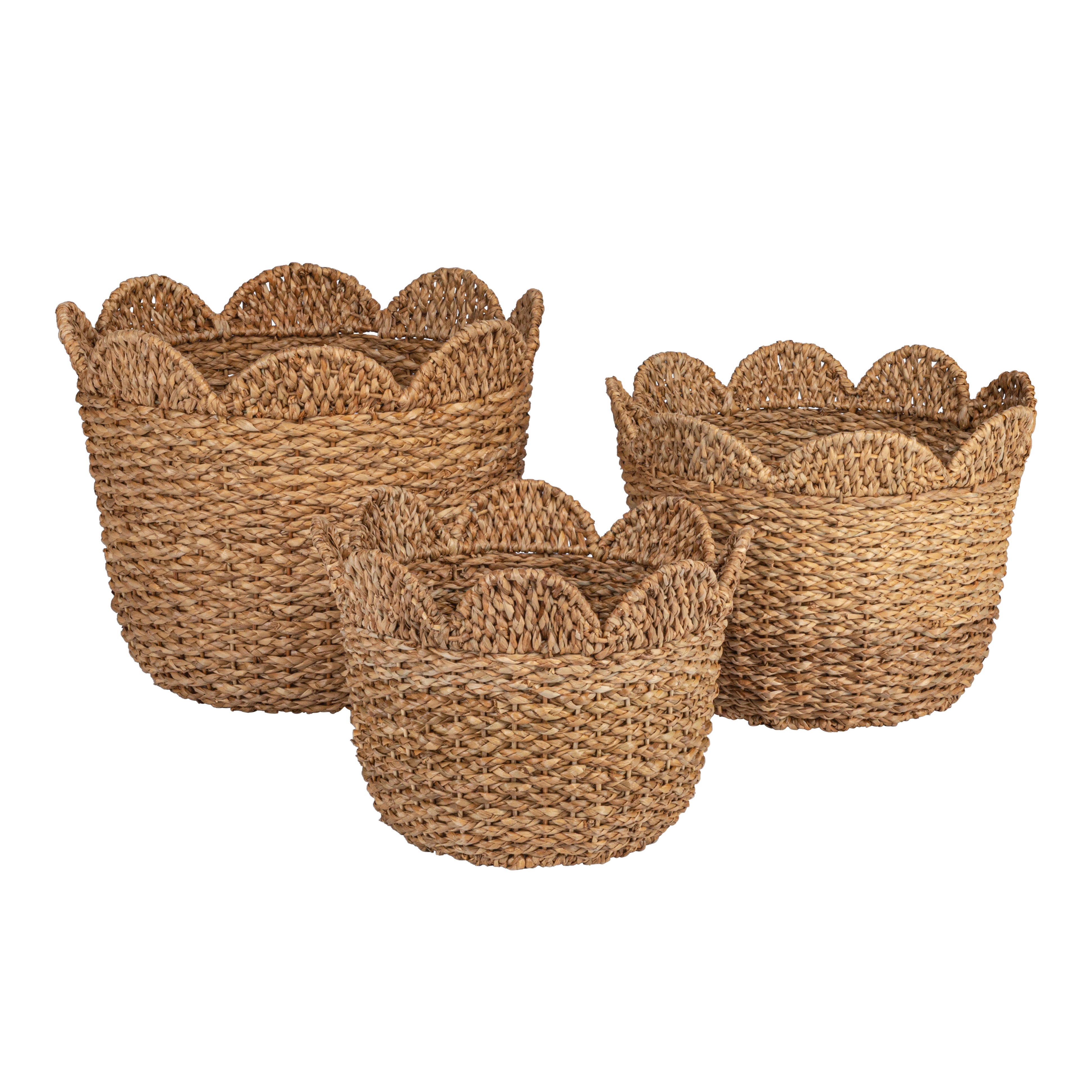 Storied Home Decorative Storage Basket (Set of 3), , large