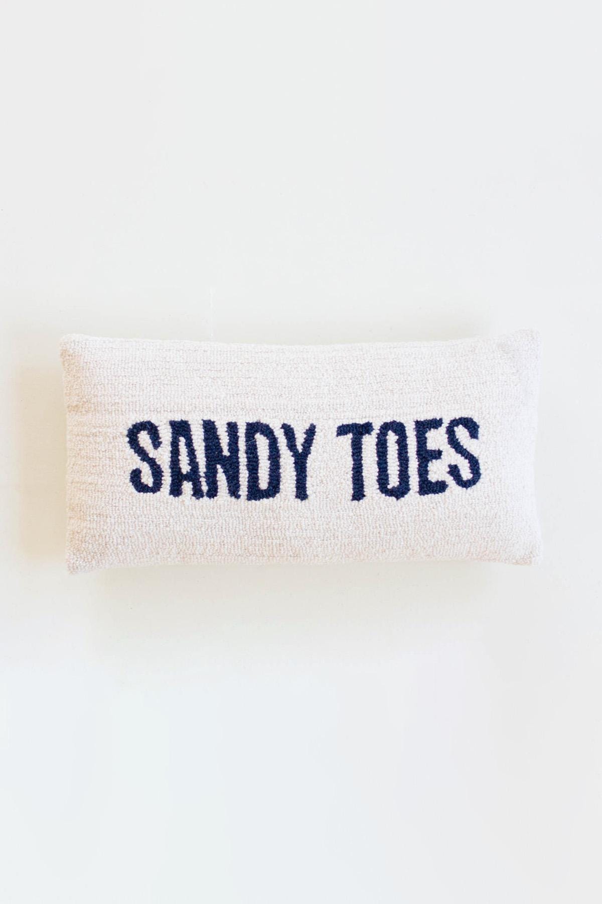 Kalalou SANDY TOES Decorative Throw Pillow, , large