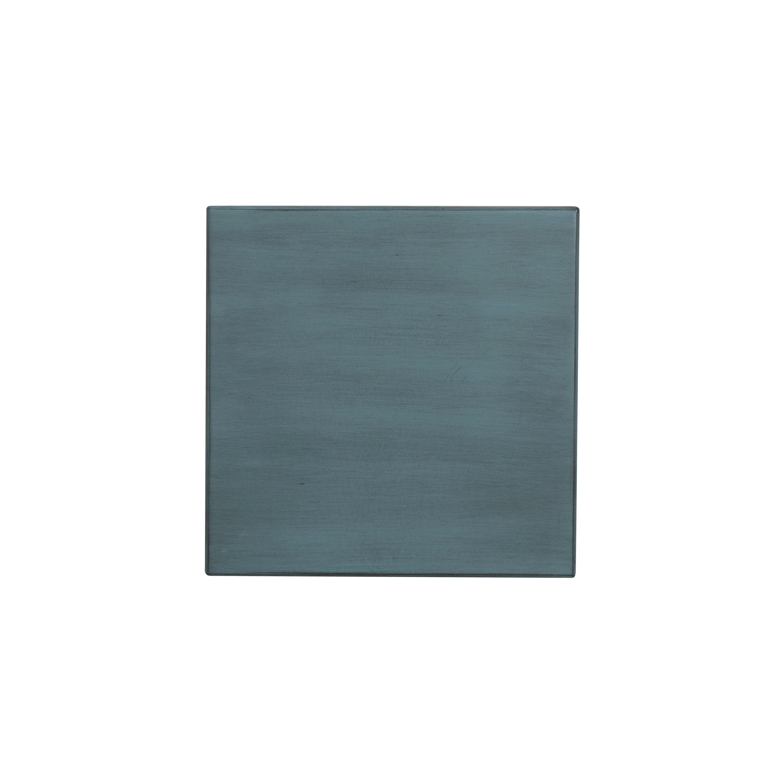 Linon Deacon Accent Table, Blue, large