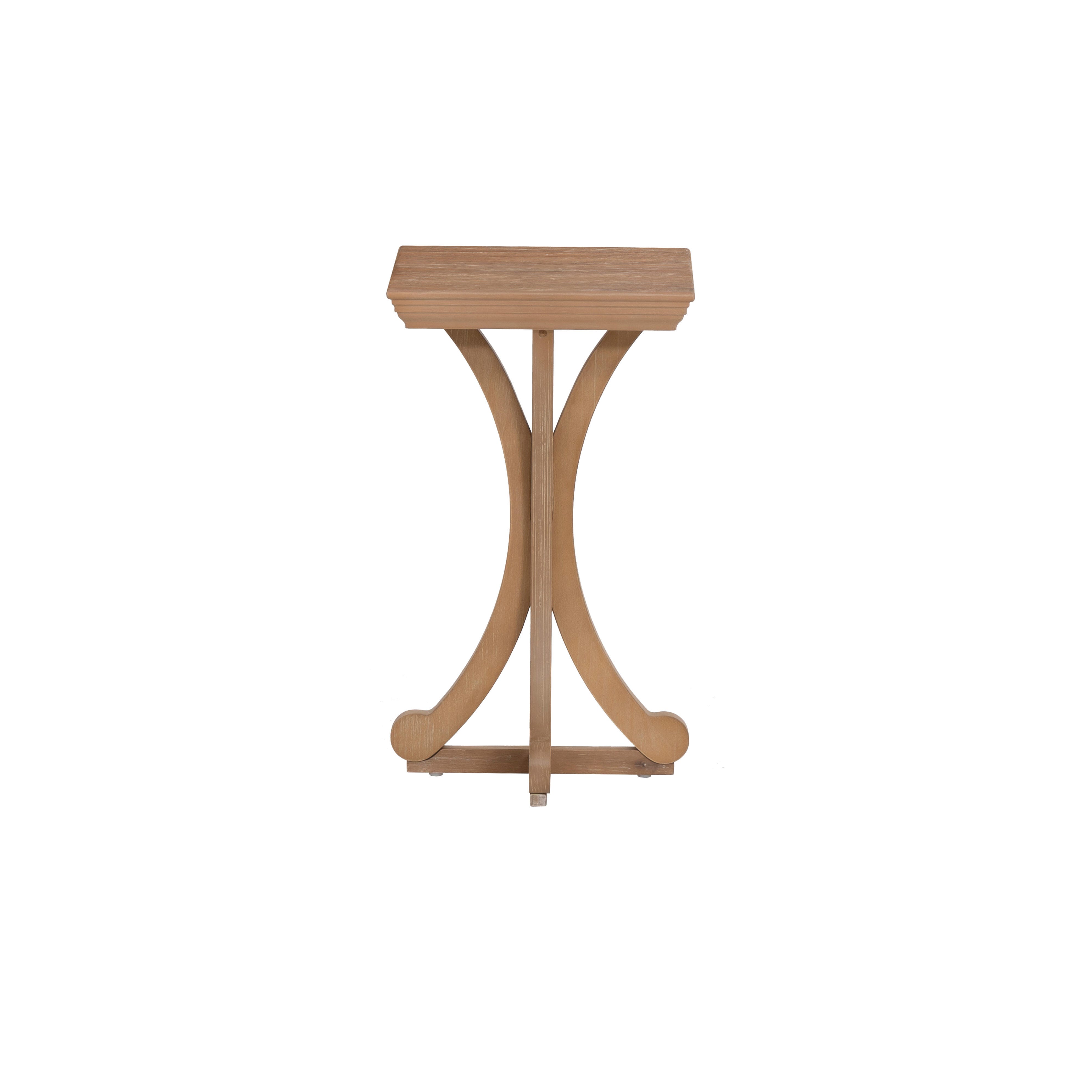 Linon Deacon Accent Table, Natural, large