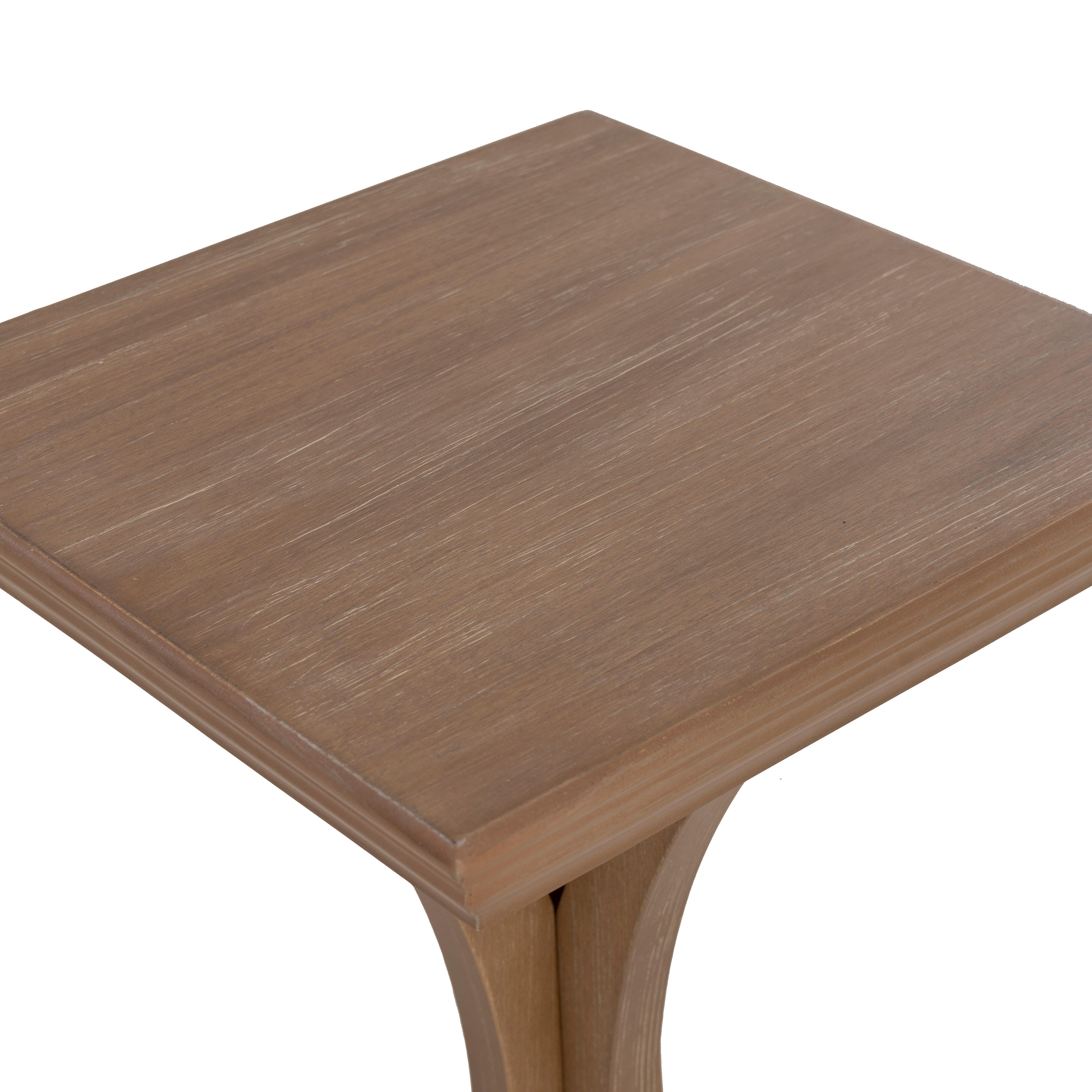 Linon Deacon Accent Table, Natural, large