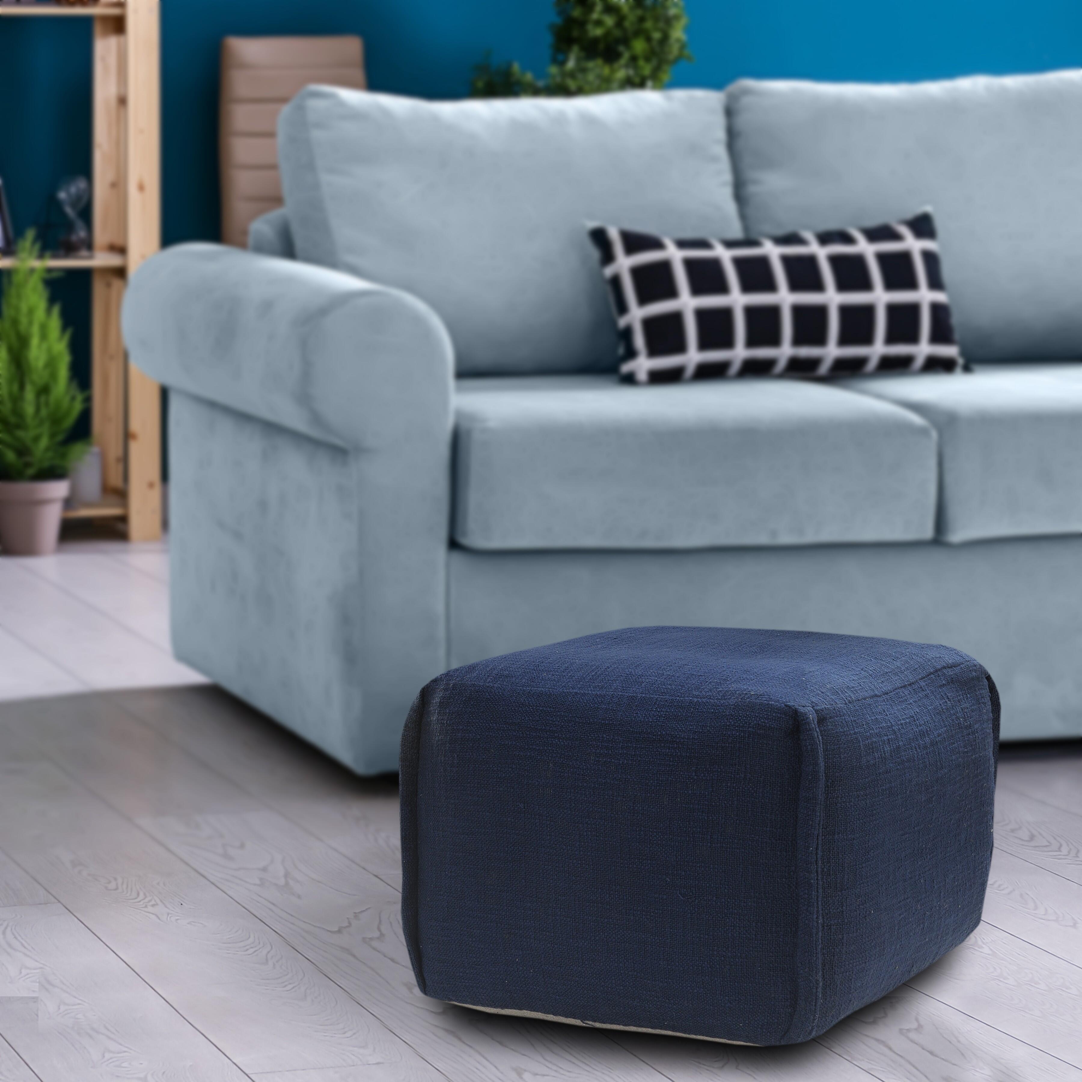 Suvii Home Lunaro Solid Pouf, , rollover