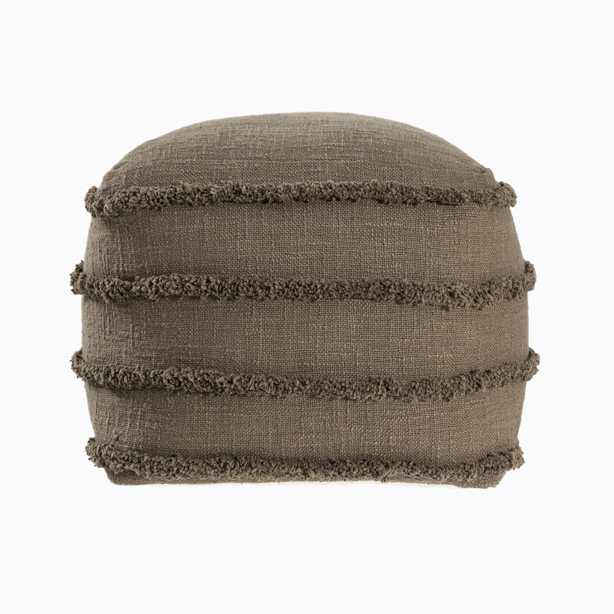 Suvii Home Lunaro Fringed Pouf, , large