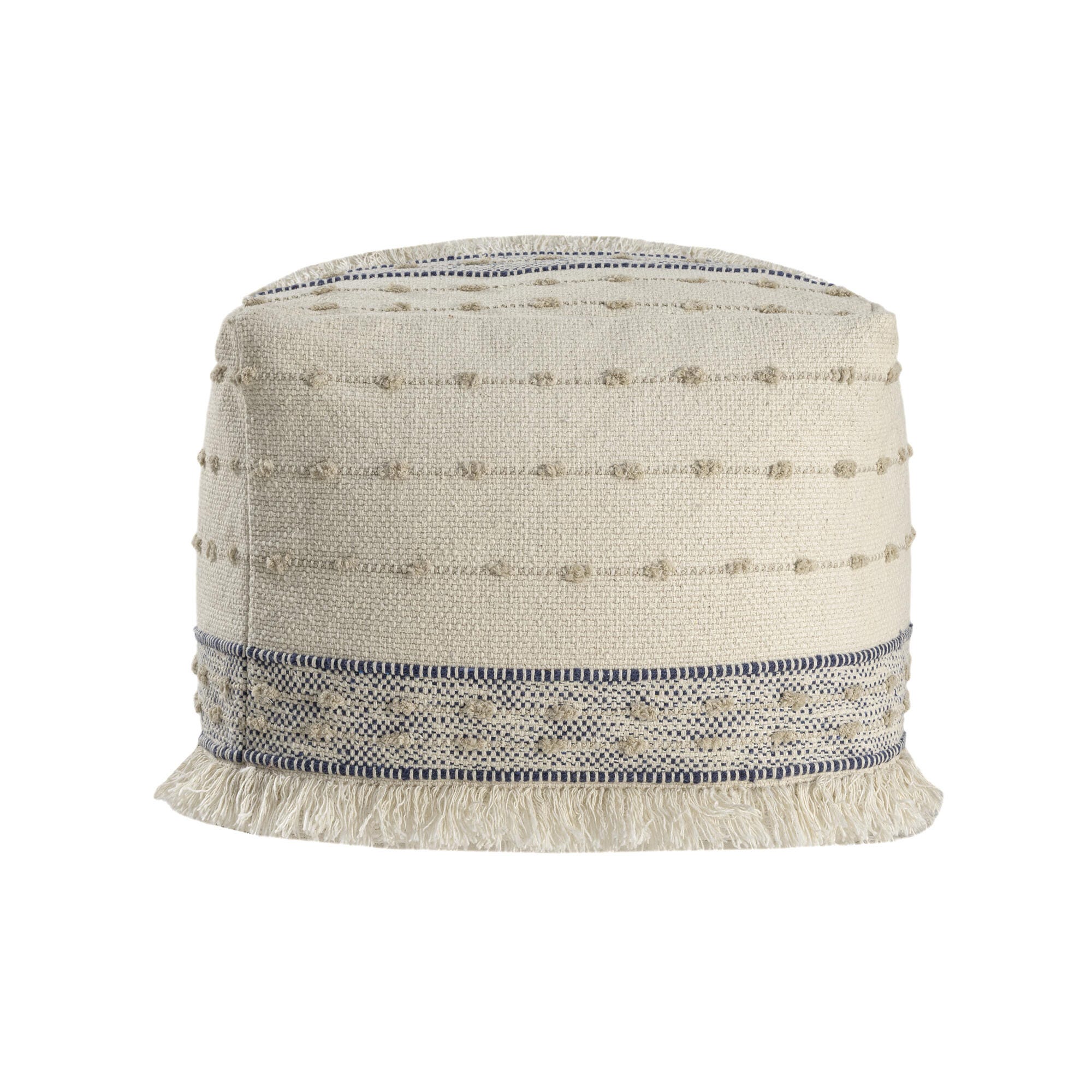 Suvii Home Lunaro Textured Pouf, , large