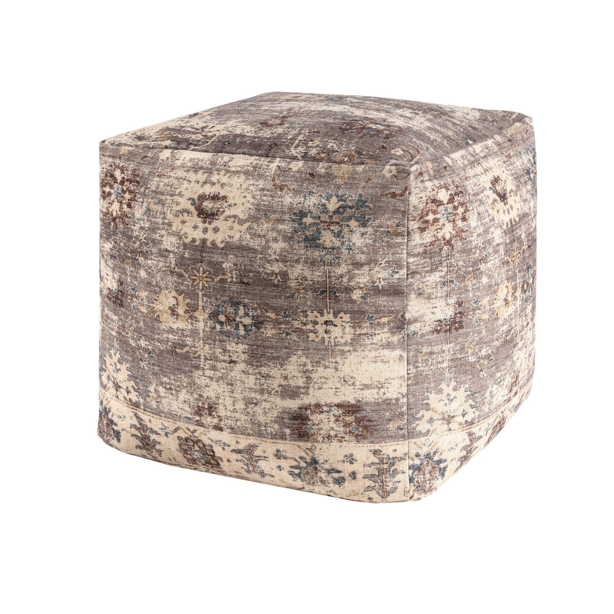 Suvii Home Lunaro Classic Pouf, Taupe, large