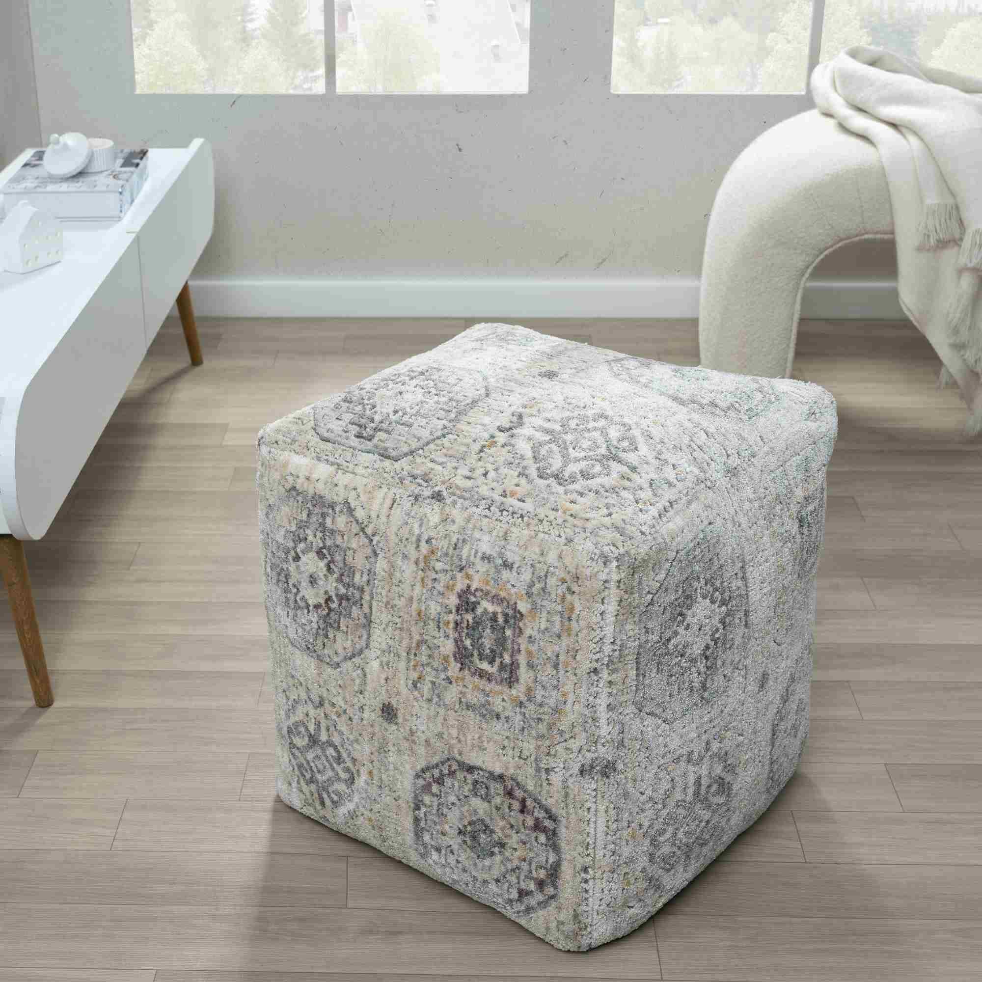 Suvii Home Lunaro Robust Pouf, , rollover