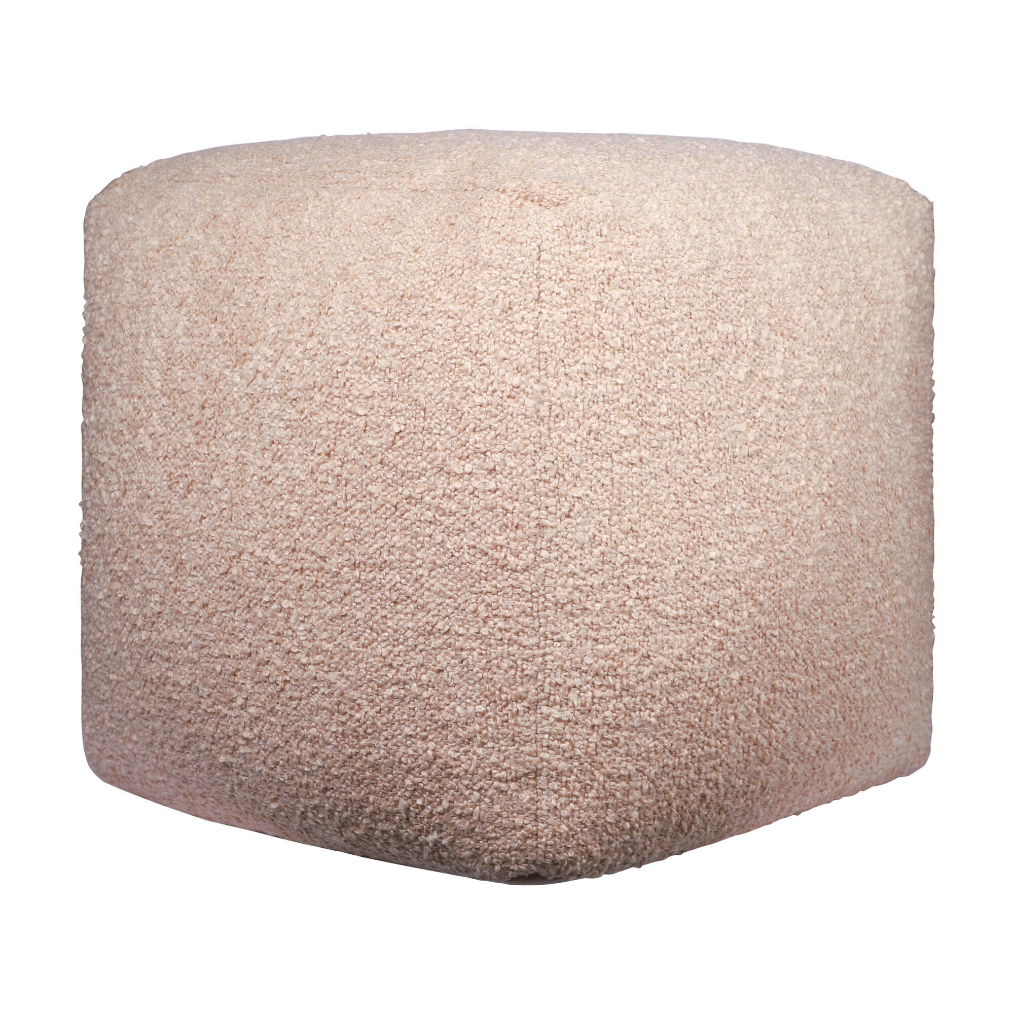 Suvii Home Lunaro Handwoven Pouf, Tan, large