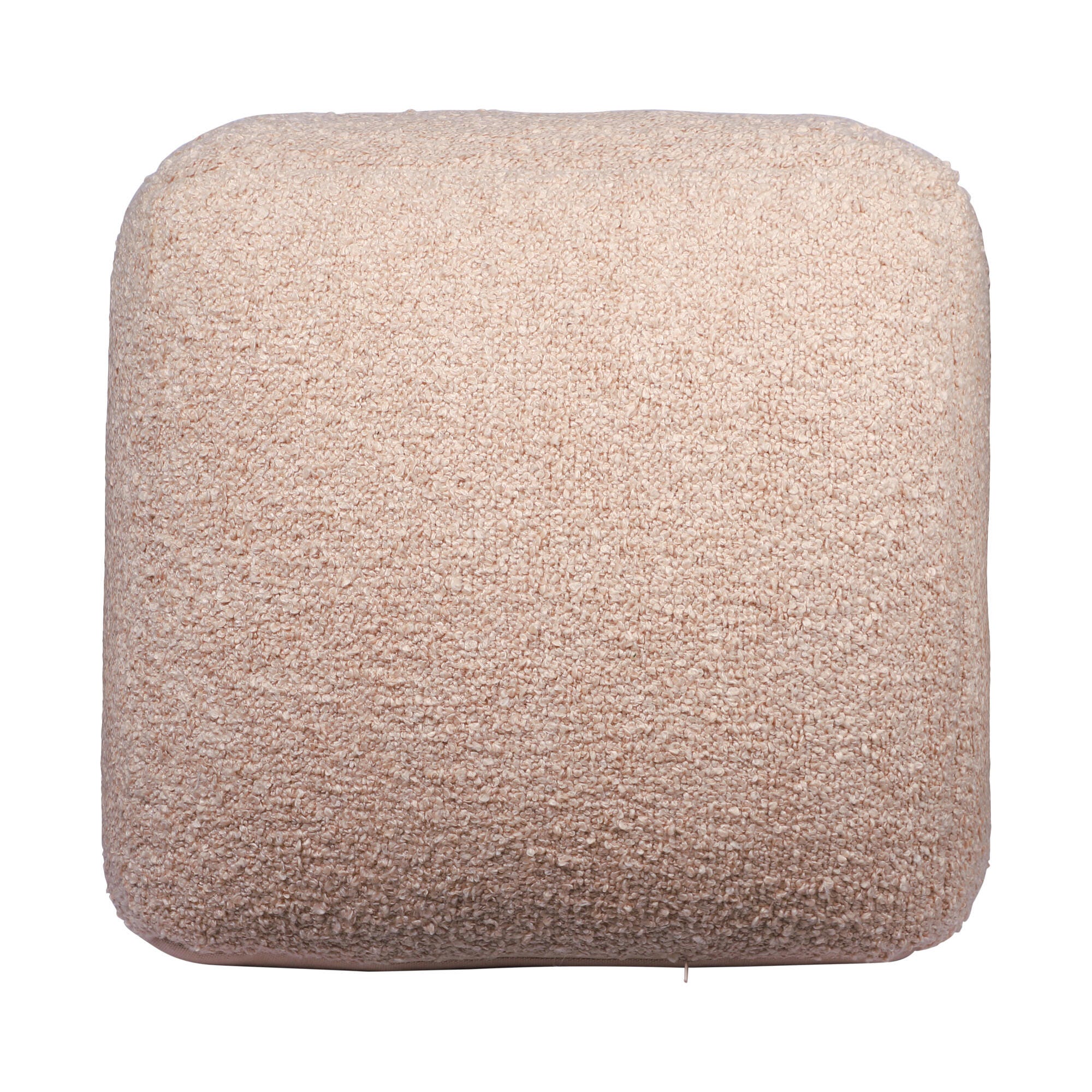Suvii Home Lunaro Handwoven Pouf, Tan, large