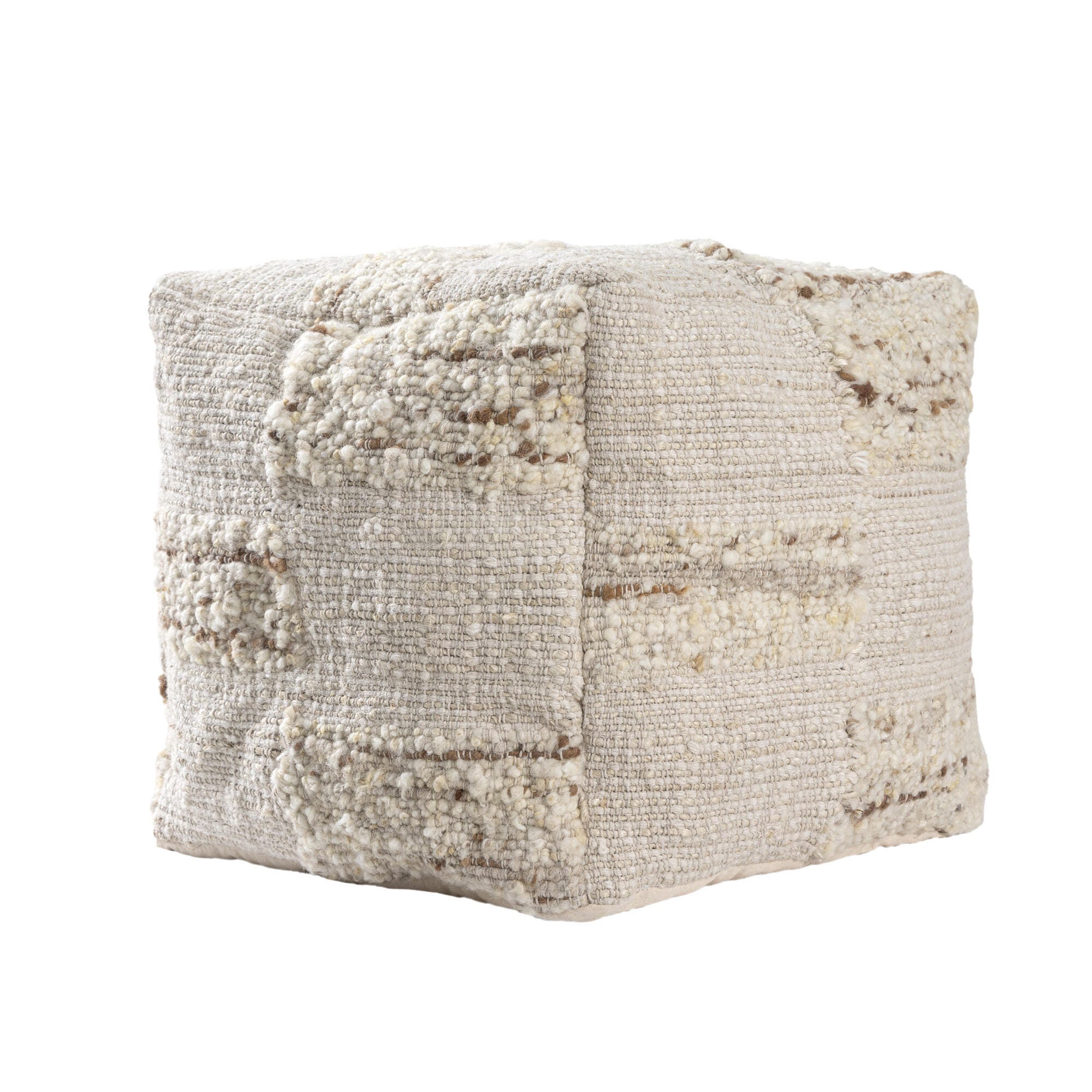 Suvii Home Lunaro Checkered Pouf, , large
