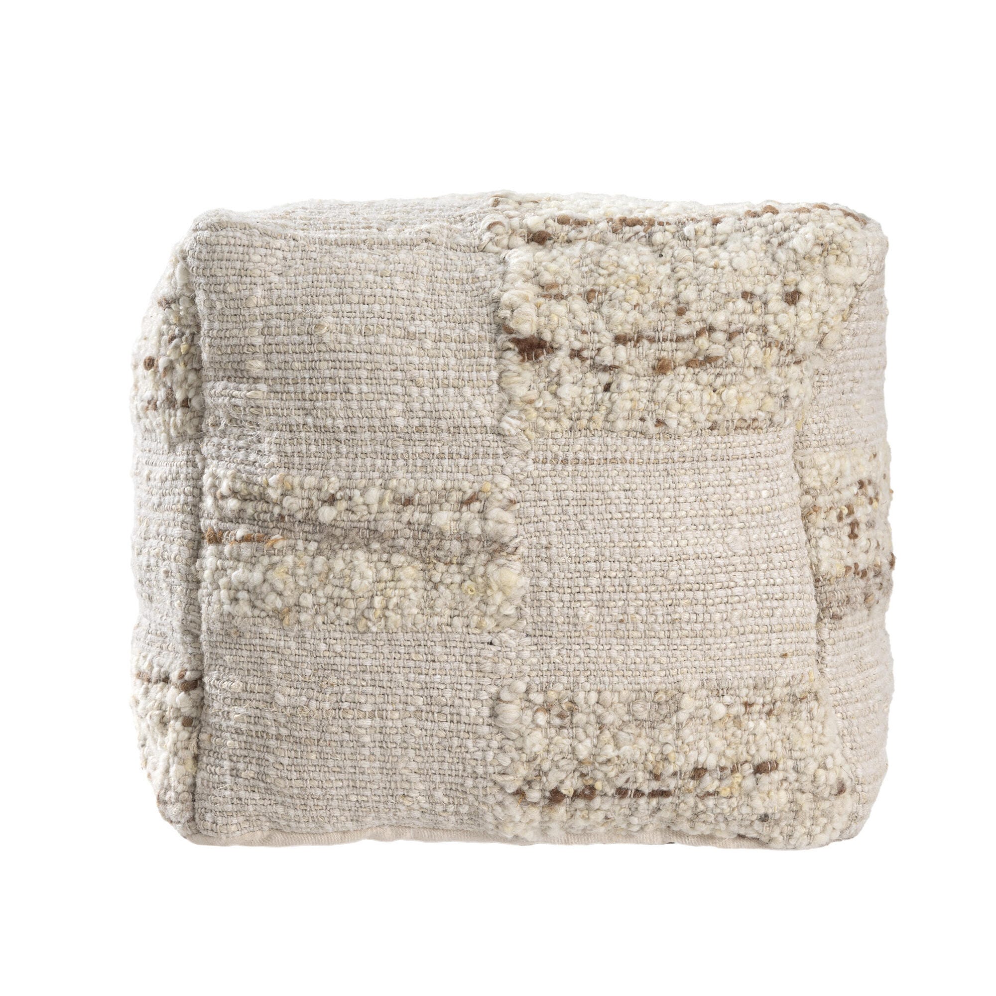Suvii Home Lunaro Checkered Pouf, , large