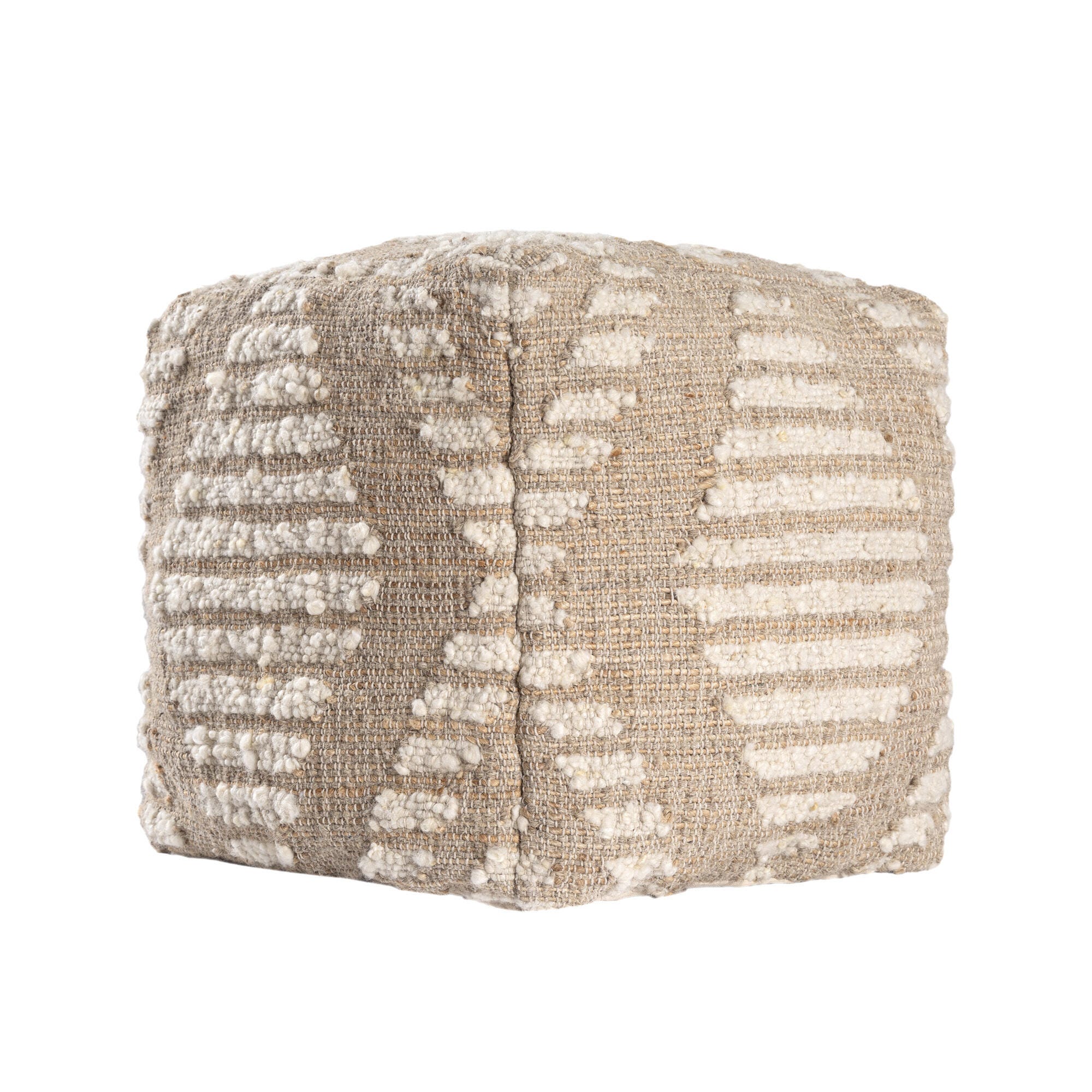 Suvii Home Lunaro Geometric Pouf, , large