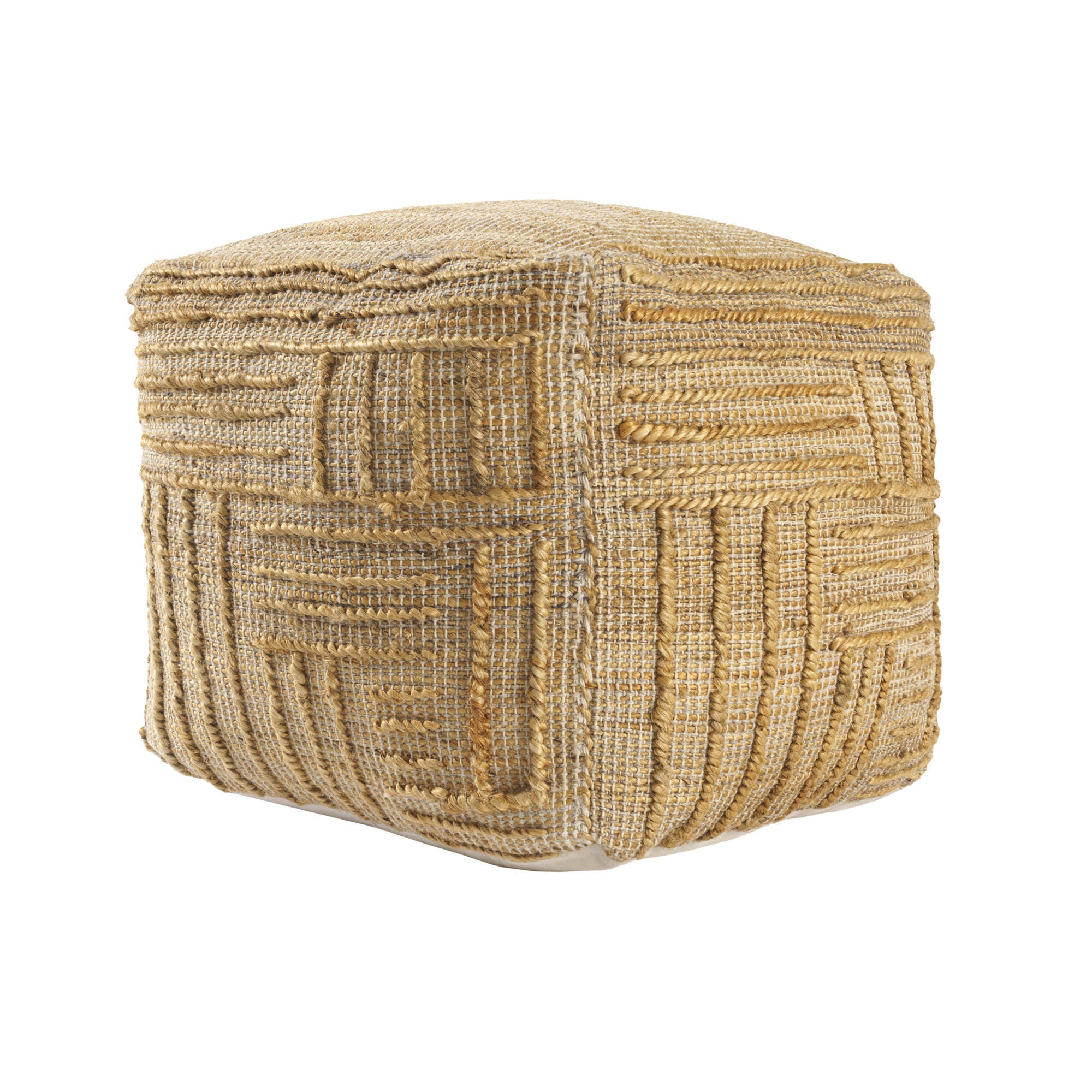 Suvii Home Lunaro Abstract Pouf, , large