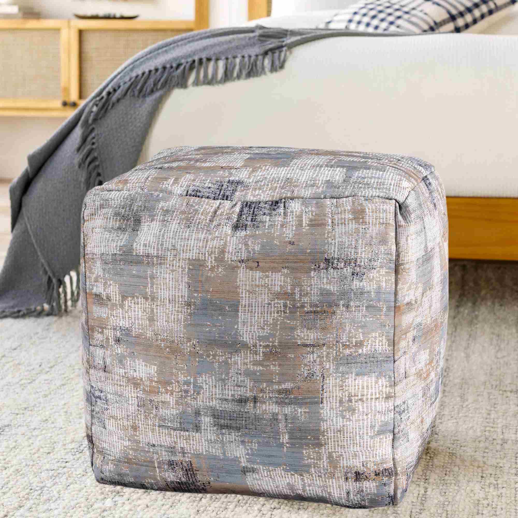 Suvii Home Lunaro Aesthetic Pouf, , rollover