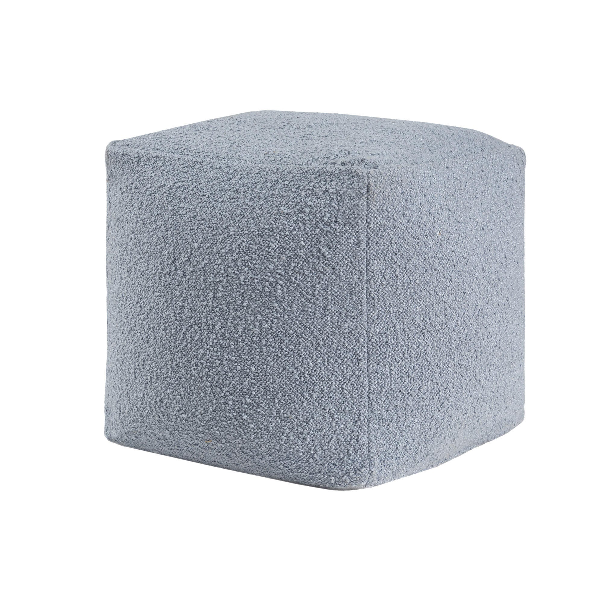 Suvii Home Lunaro Square Pouf, Blue, large