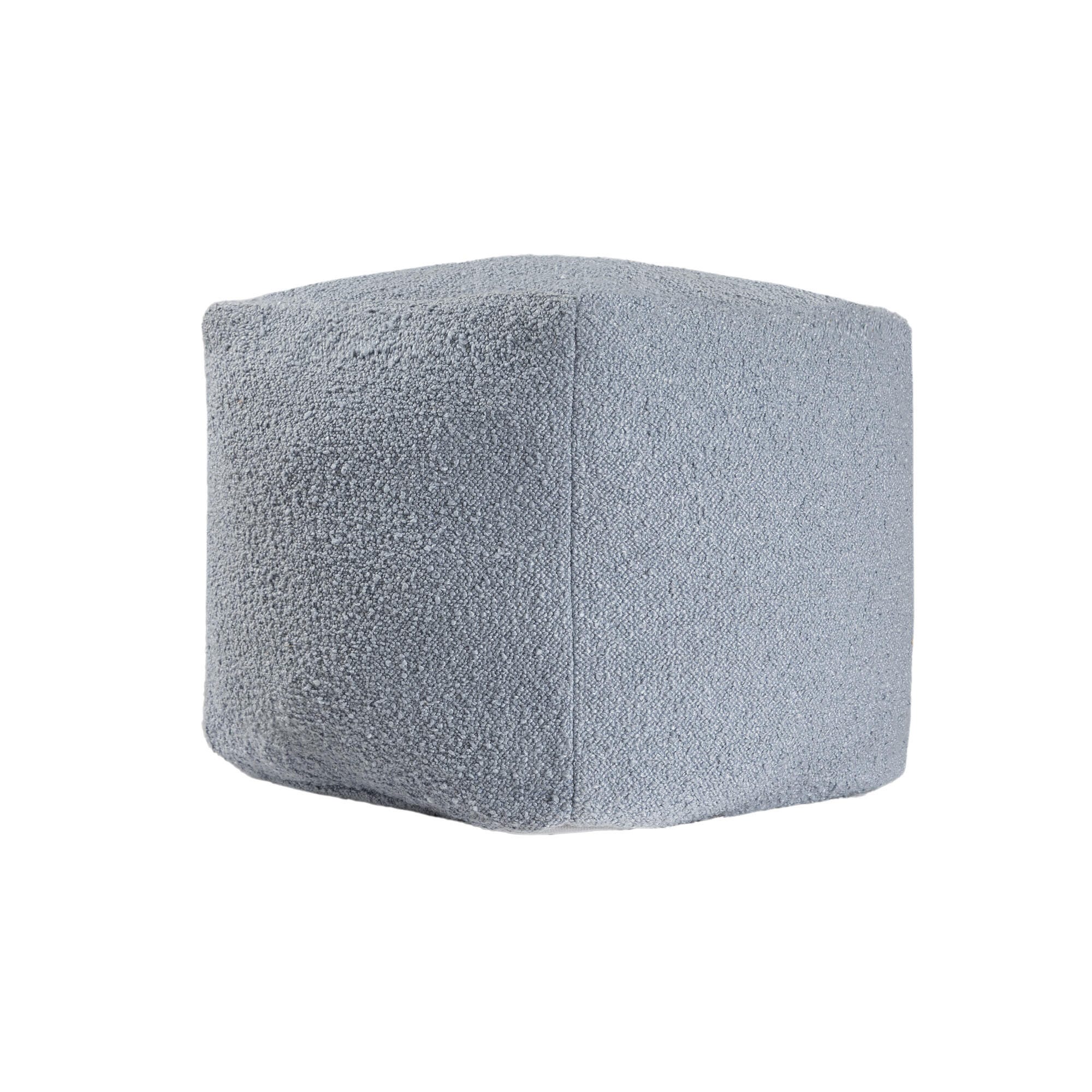 Suvii Home Lunaro Square Pouf, Blue, large