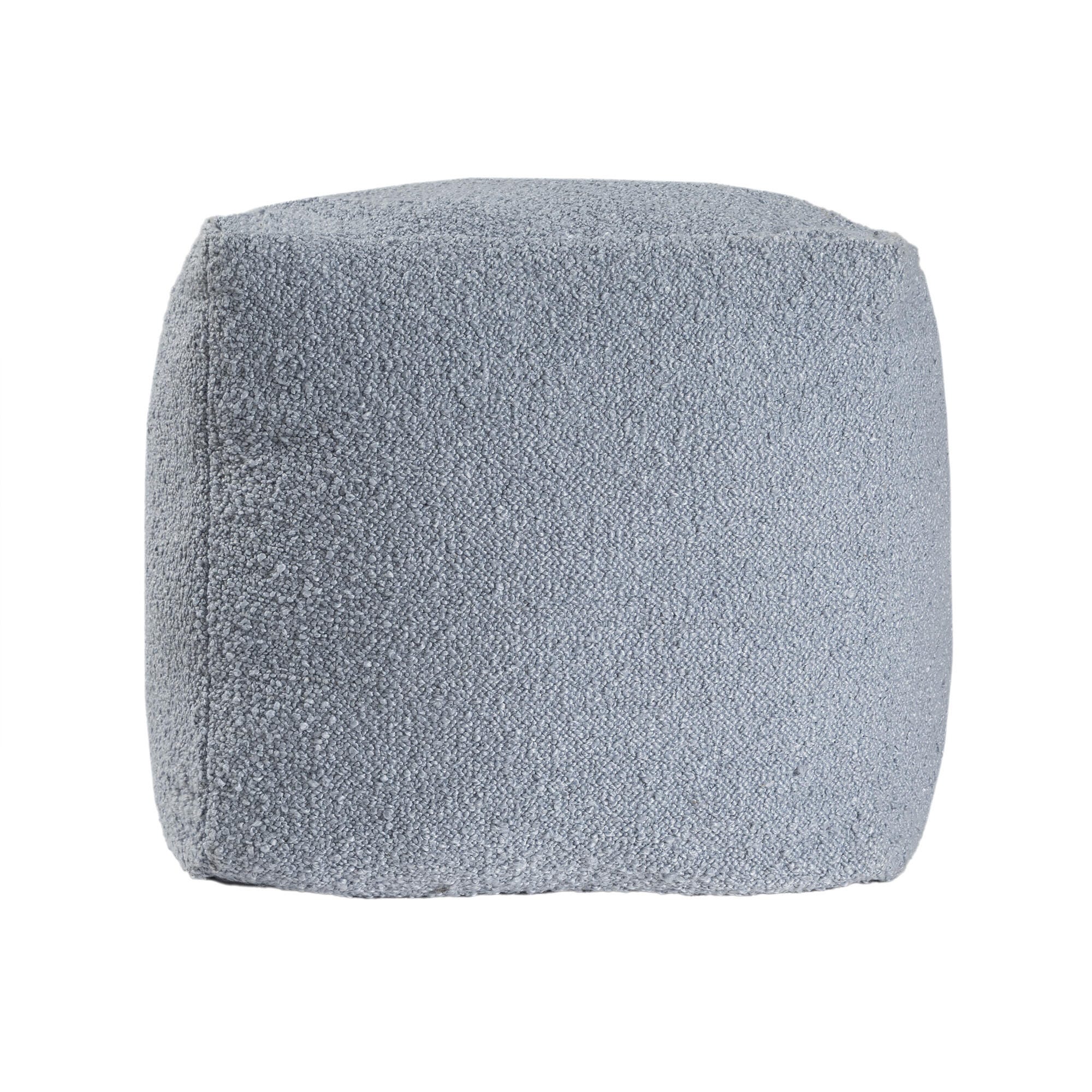 Suvii Home Lunaro Square Pouf, Blue, large