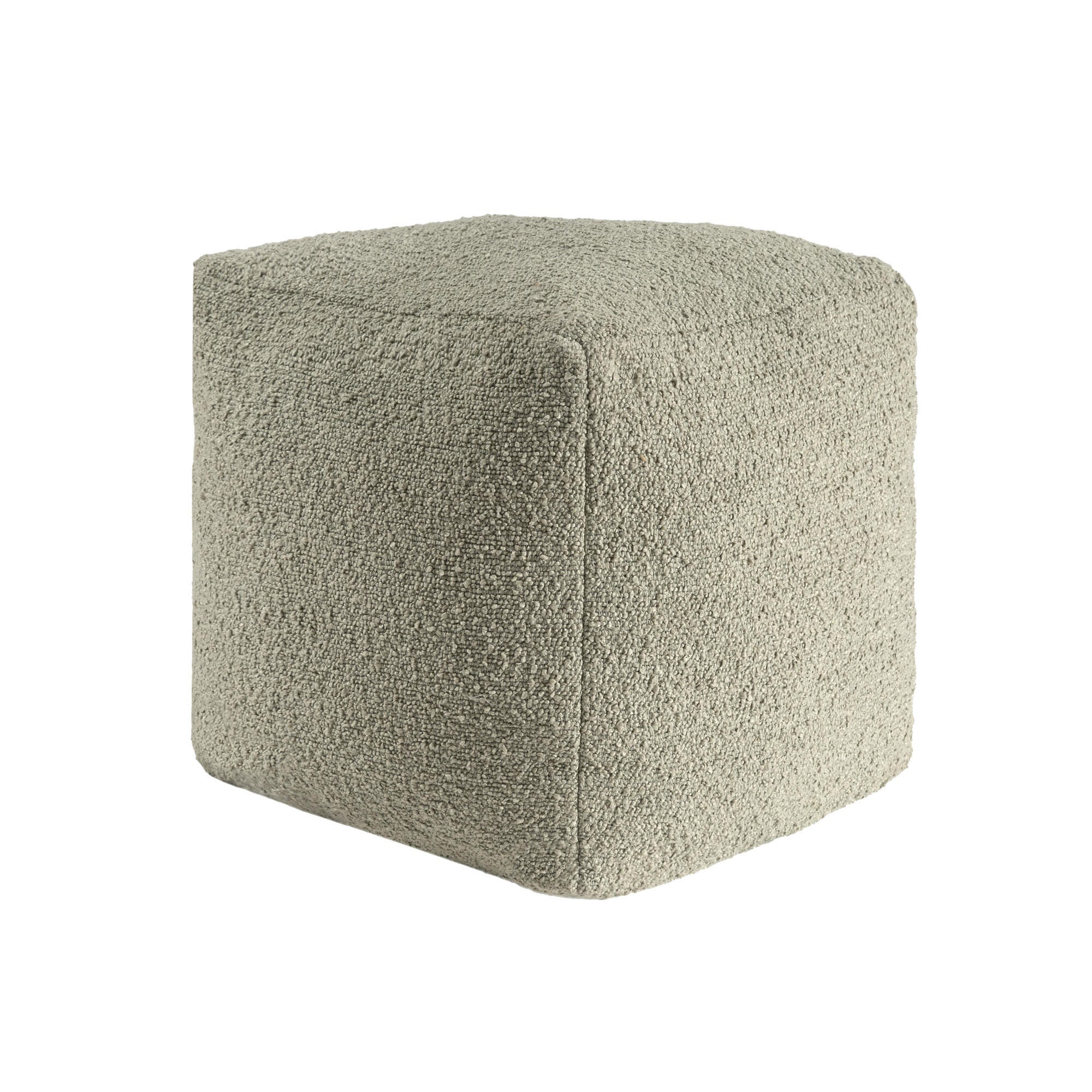 Suvii Home Lunaro Square Pouf, Green, large