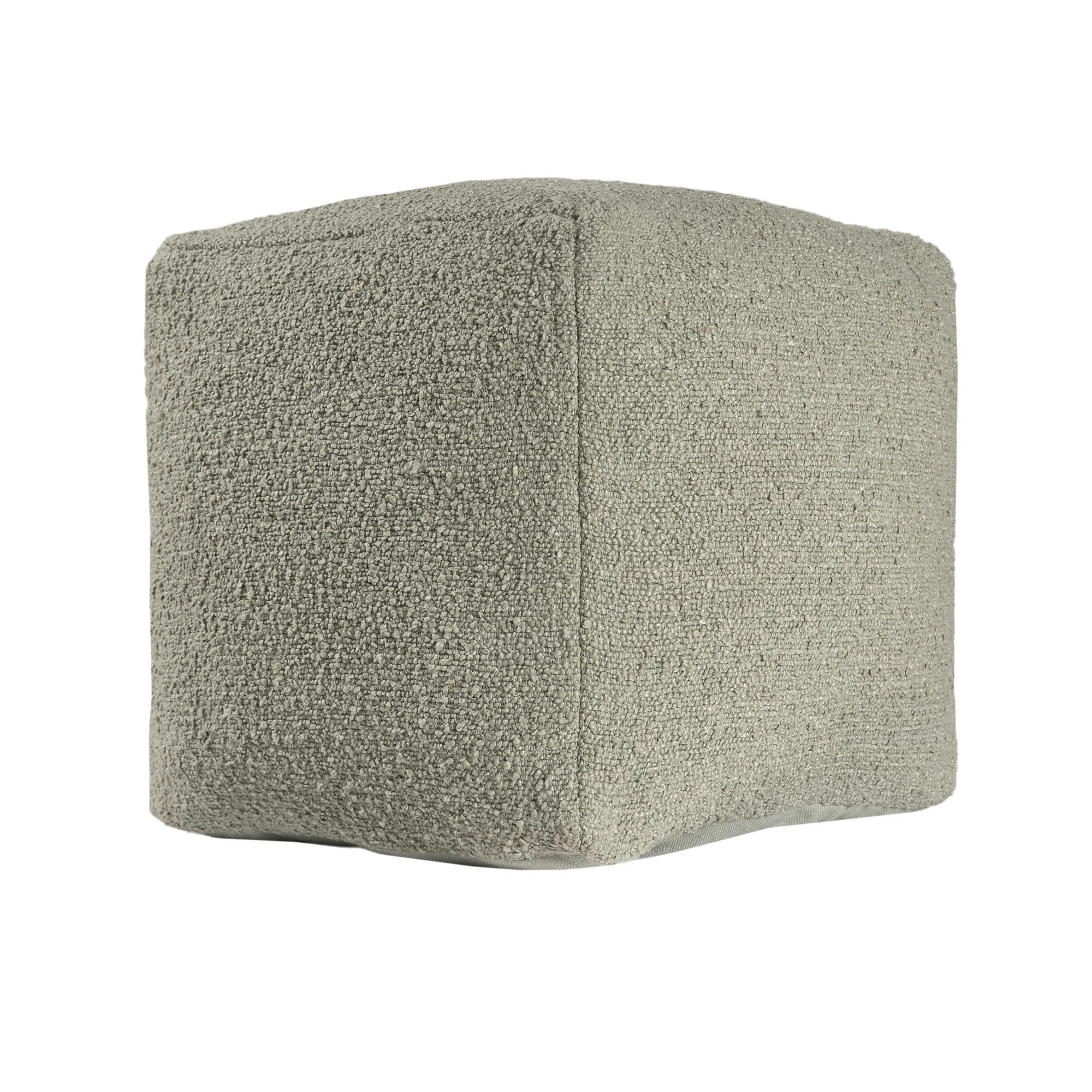 Suvii Home Lunaro Square Pouf, Green, large