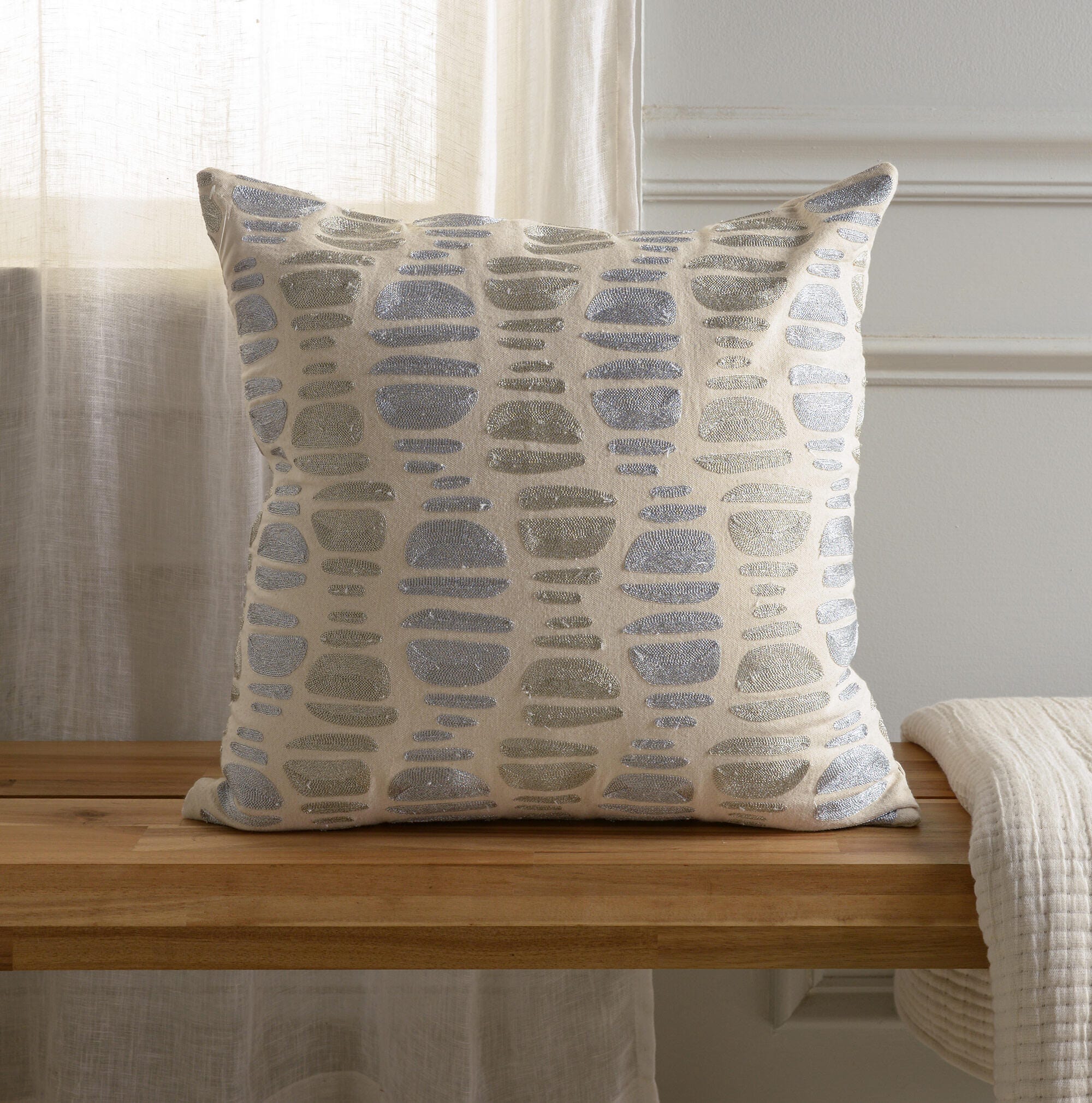 Rizzy Home Deco Rhythm Decorative Throw Pillow, , rollover