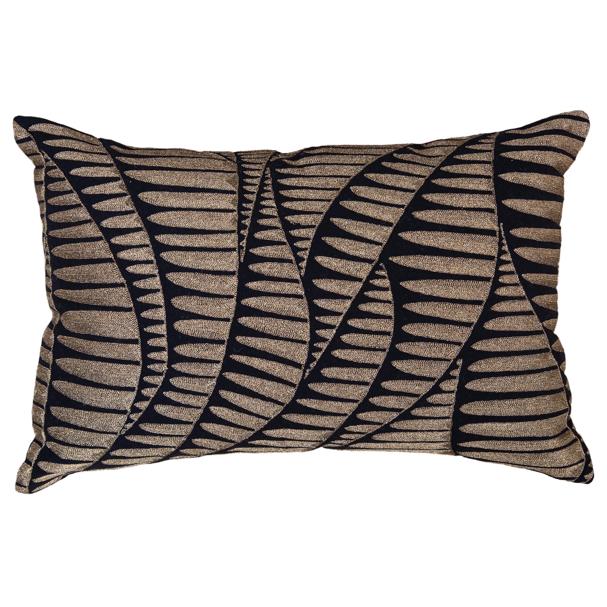 Rizzy Home Gilded Motion Decorative Throw Pillow, , large