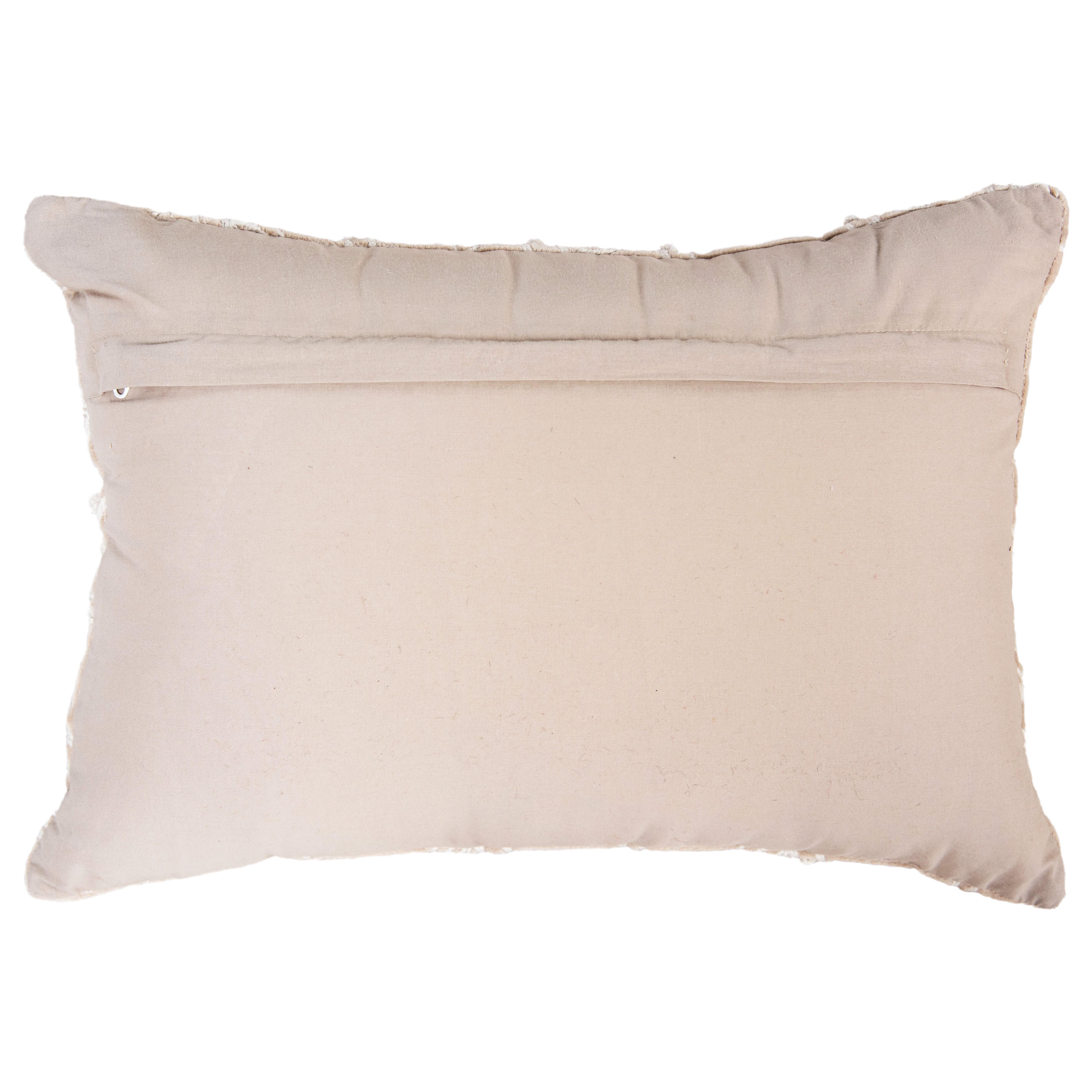 Rizzy Home Muse Decorative Throw Pillow, Dusty Taupe, large