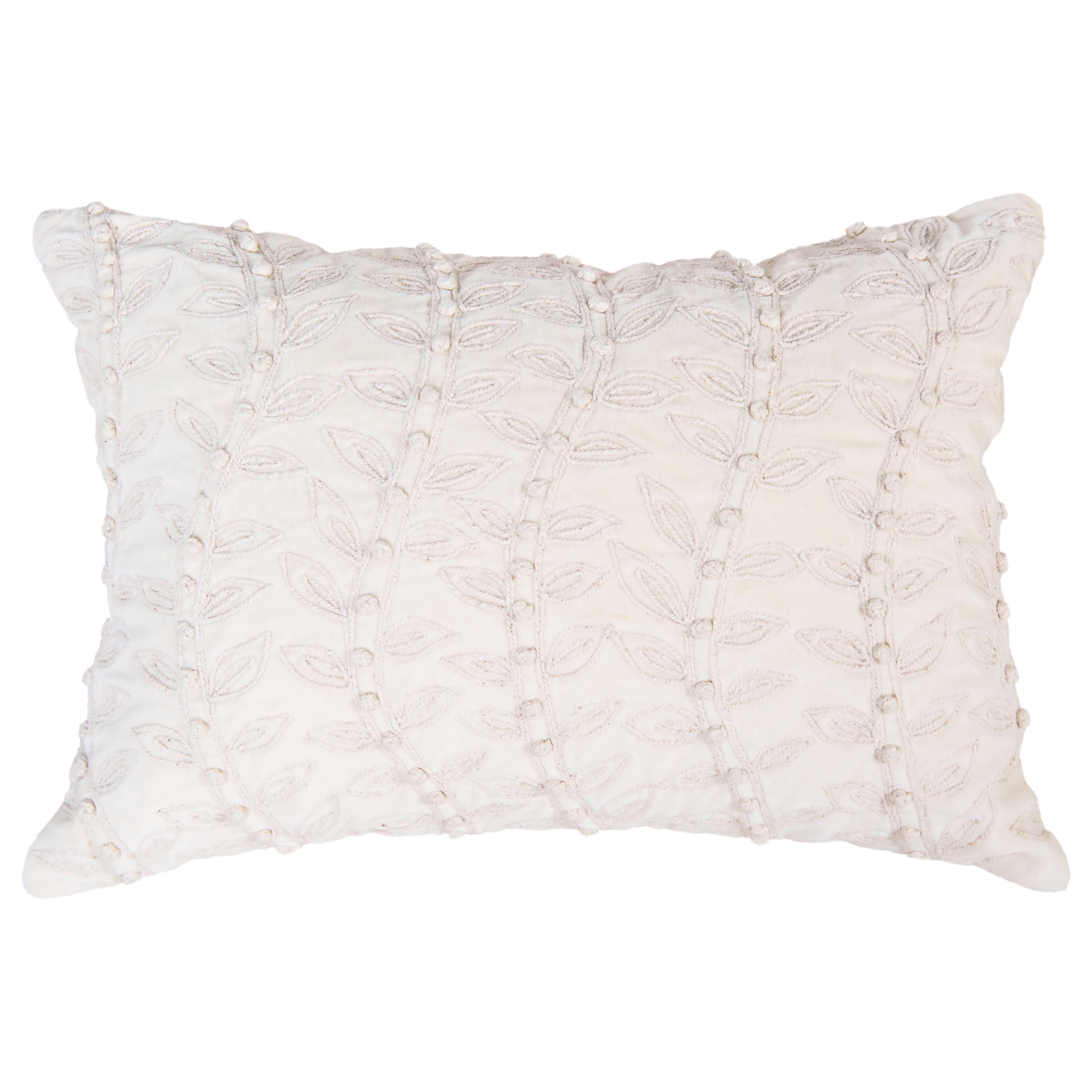Rizzy Home Muse Decorative Throw Pillow, Ivory, large
