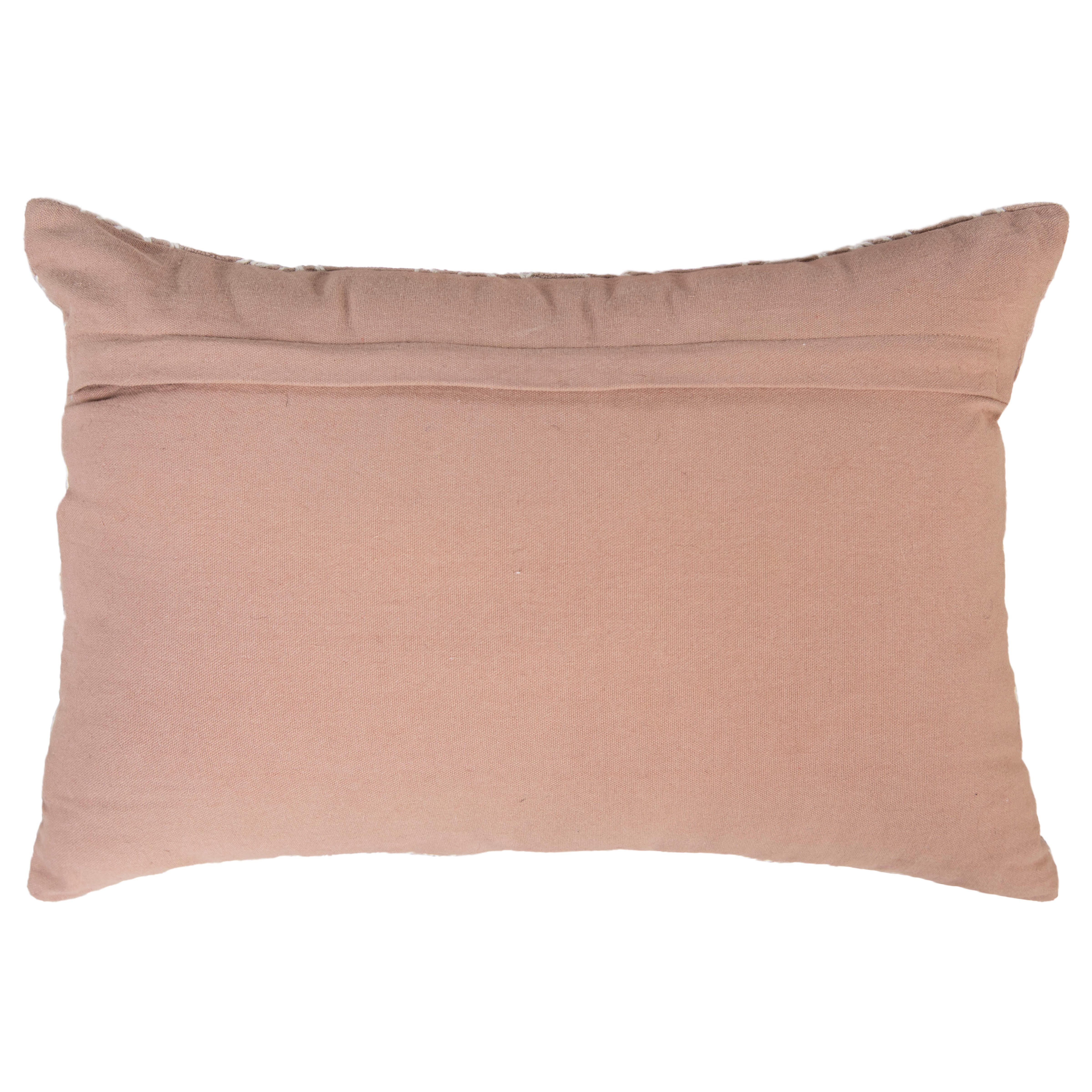 Rizzy Home Muse Decorative Throw Pillow, Pink/White, large