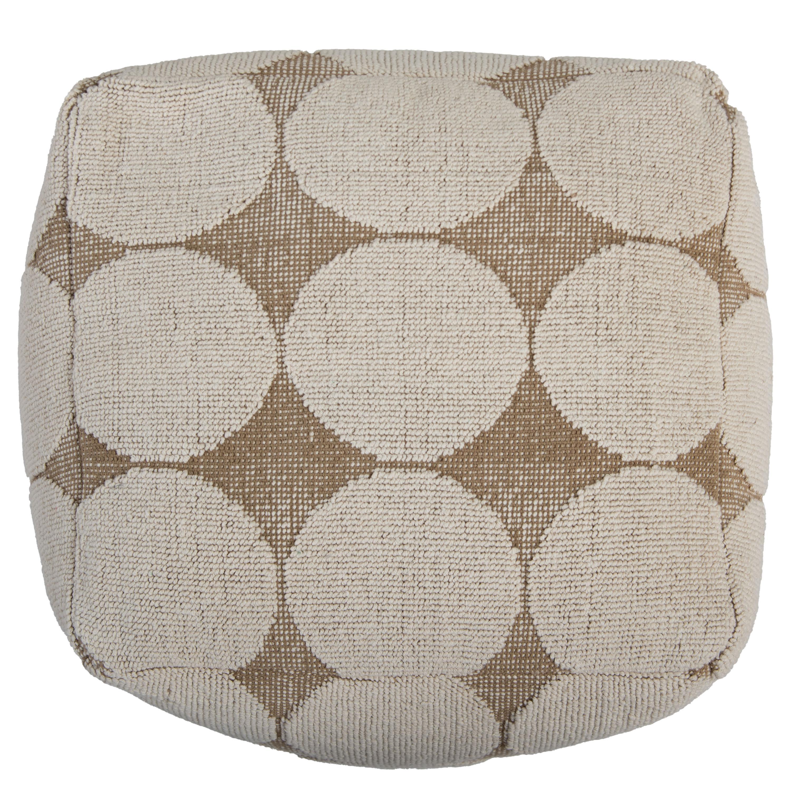 Rizzy Home Loop Pouf, , large